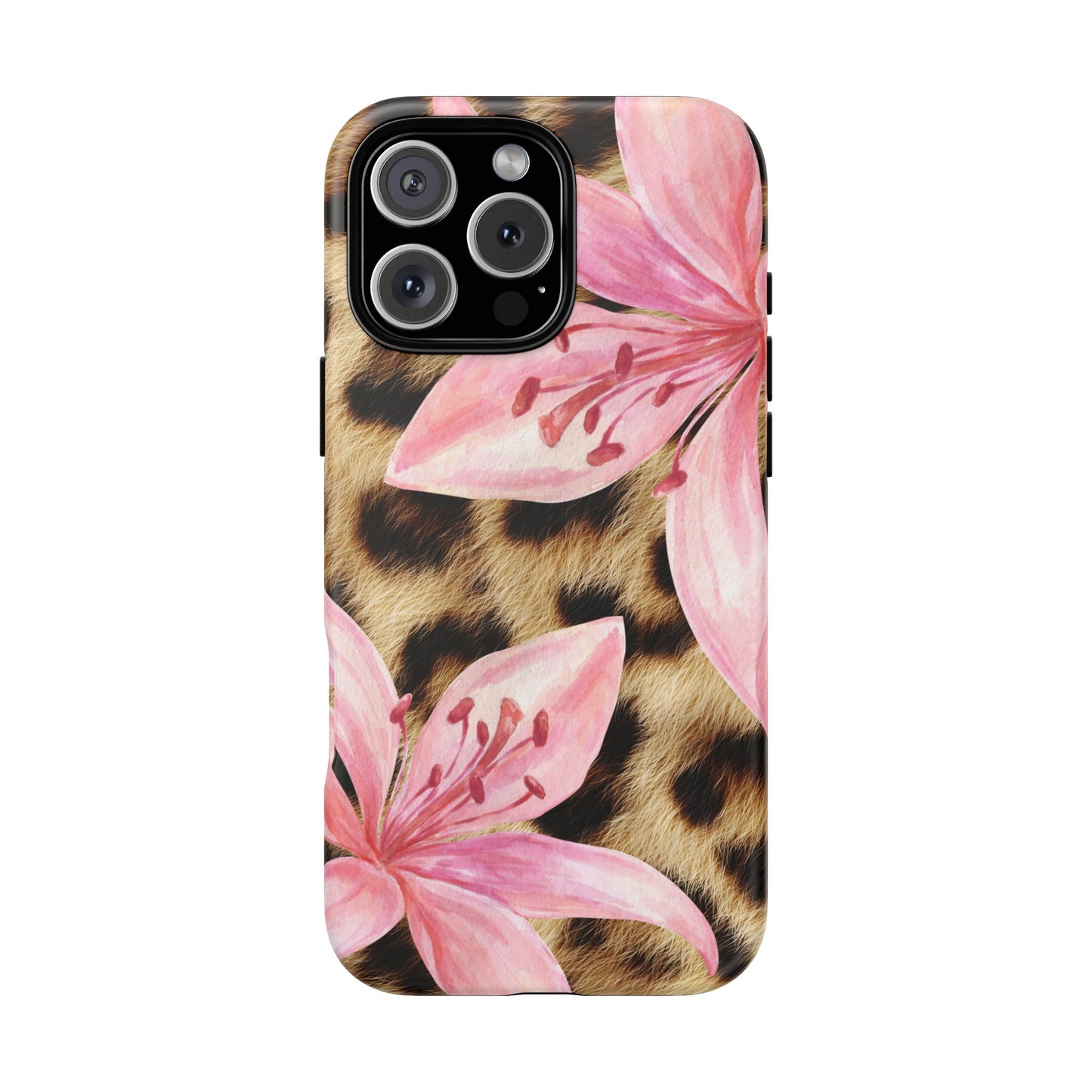 Flower Leopard Print Tough Case