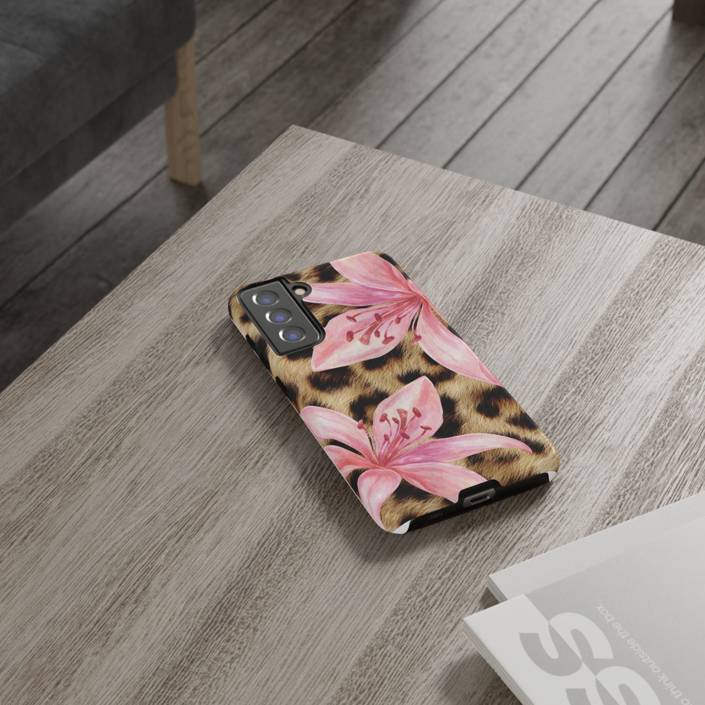 Flower Leopard Print Tough Case