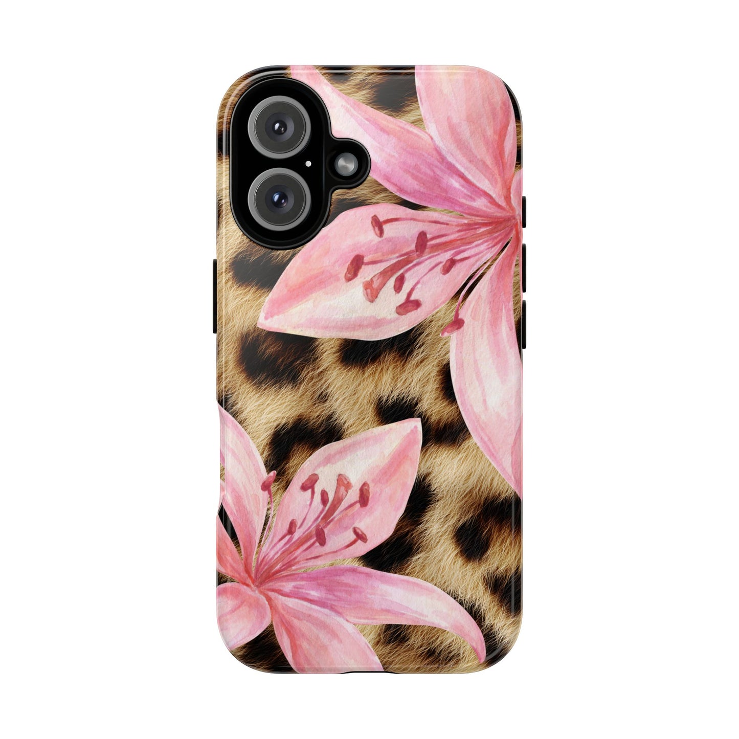 Flower Leopard Print Tough Case
