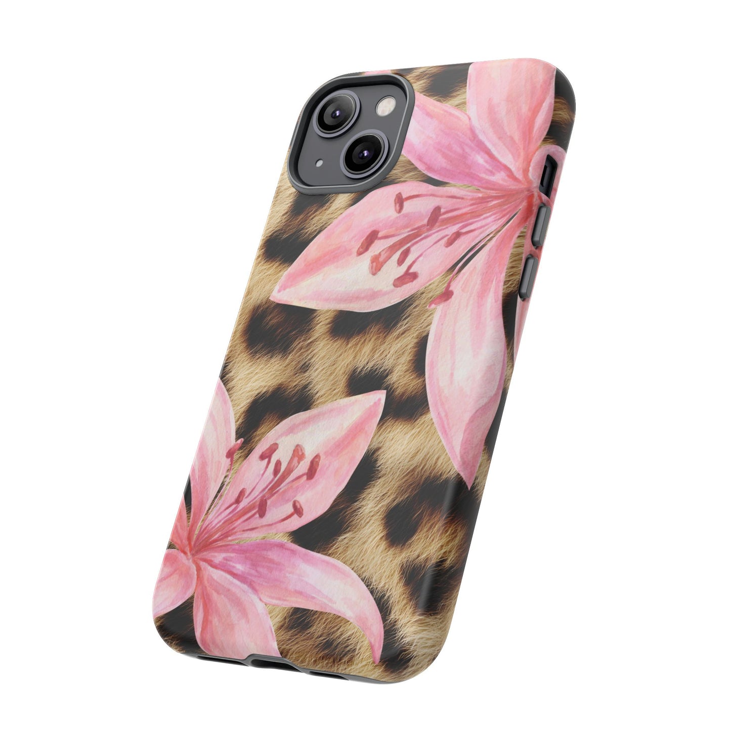 Flower Leopard Print Tough Case