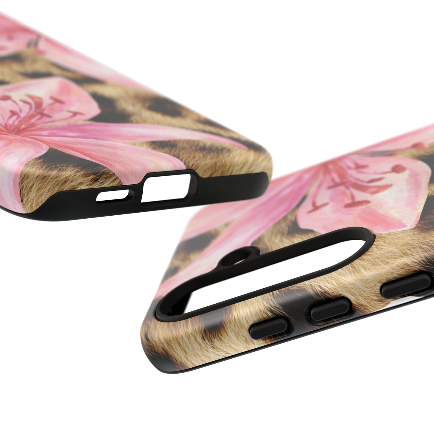 Flower Leopard Print Tough Case