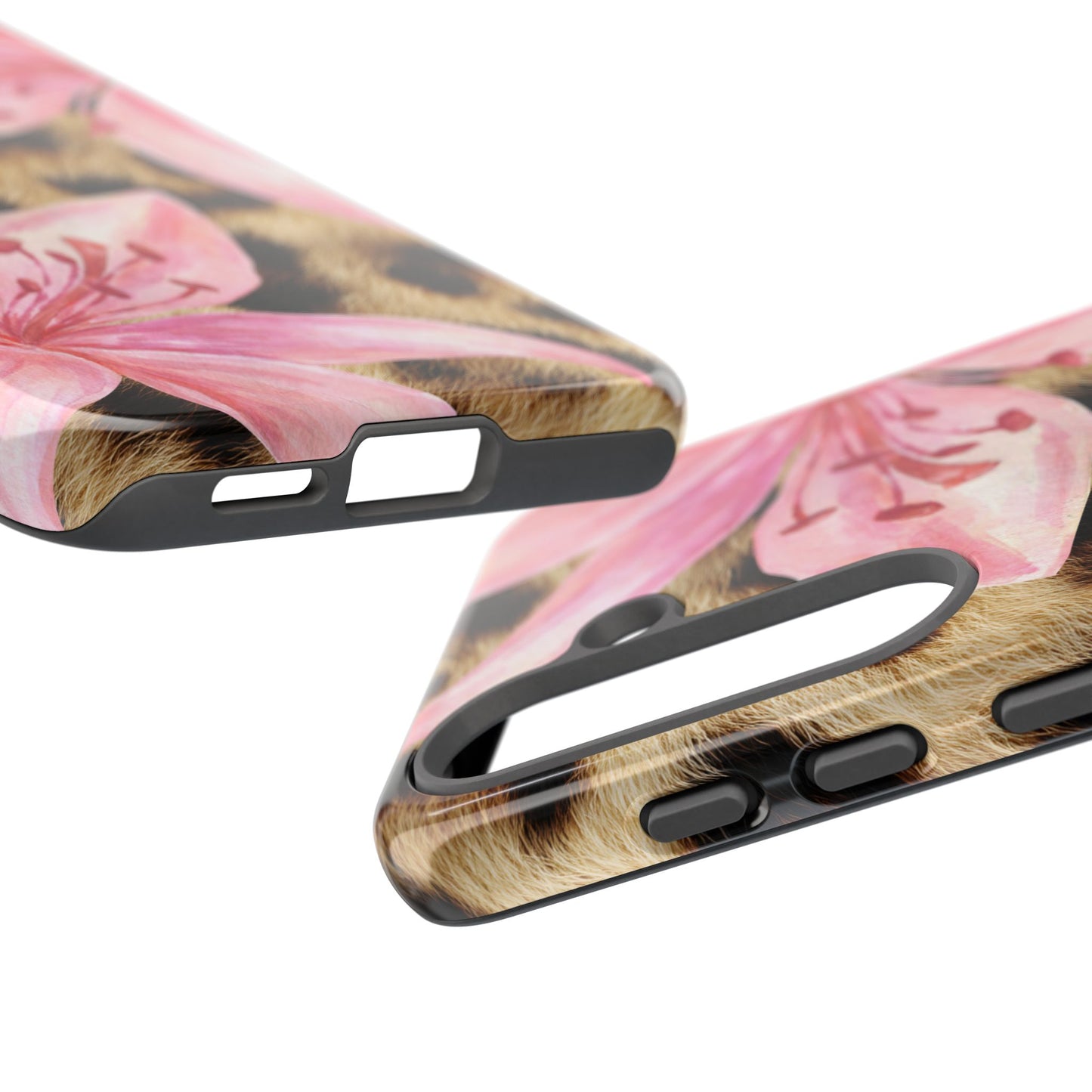 Flower Leopard Print Tough Case