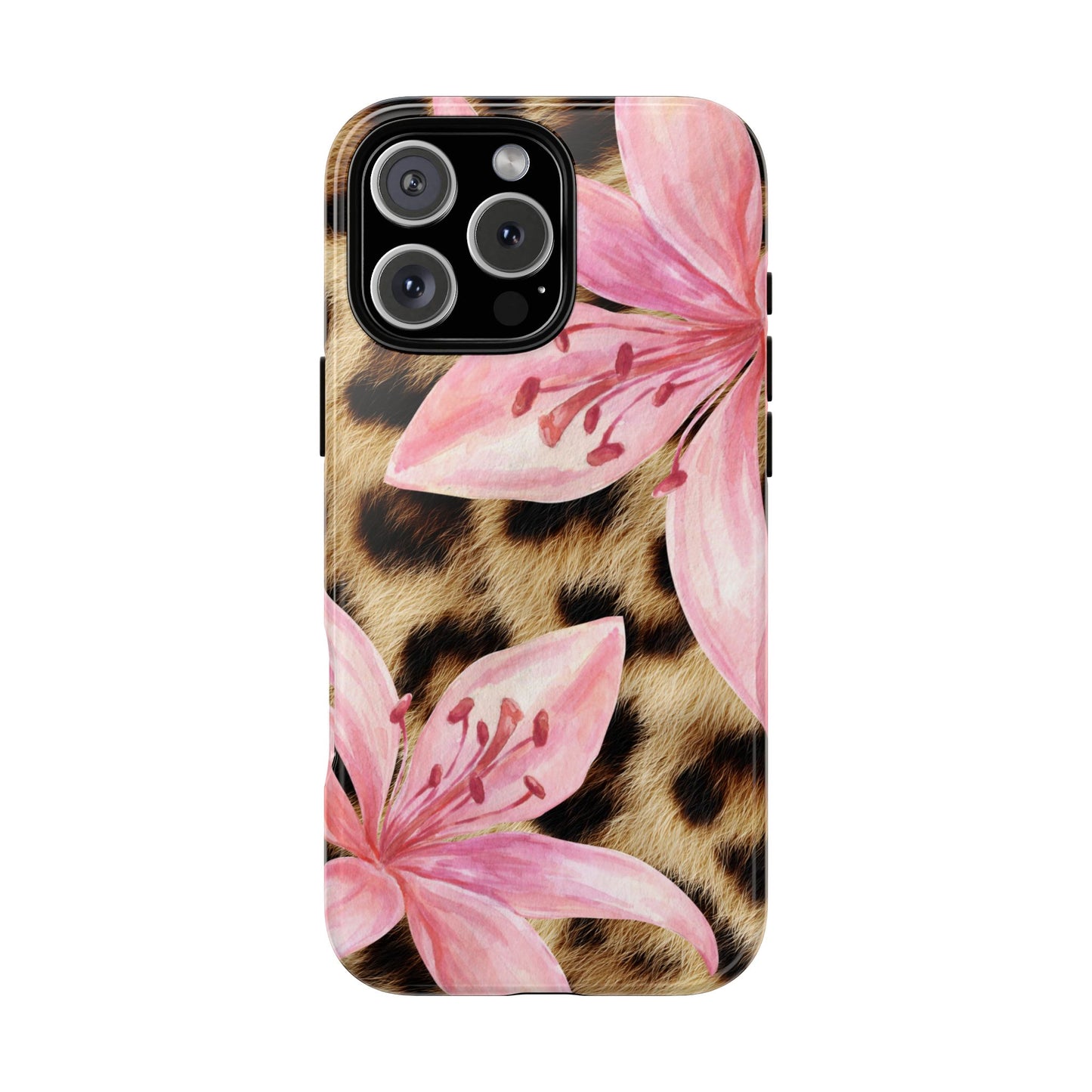 Flower Leopard Print Tough Case