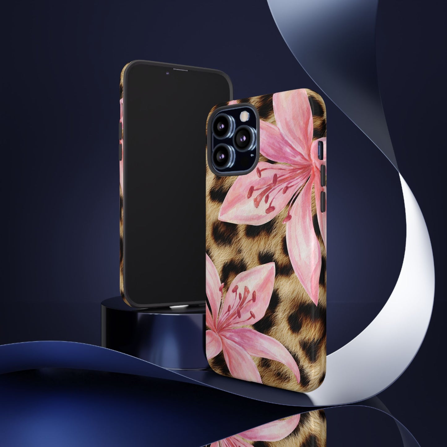 Flower Leopard Print Tough Case