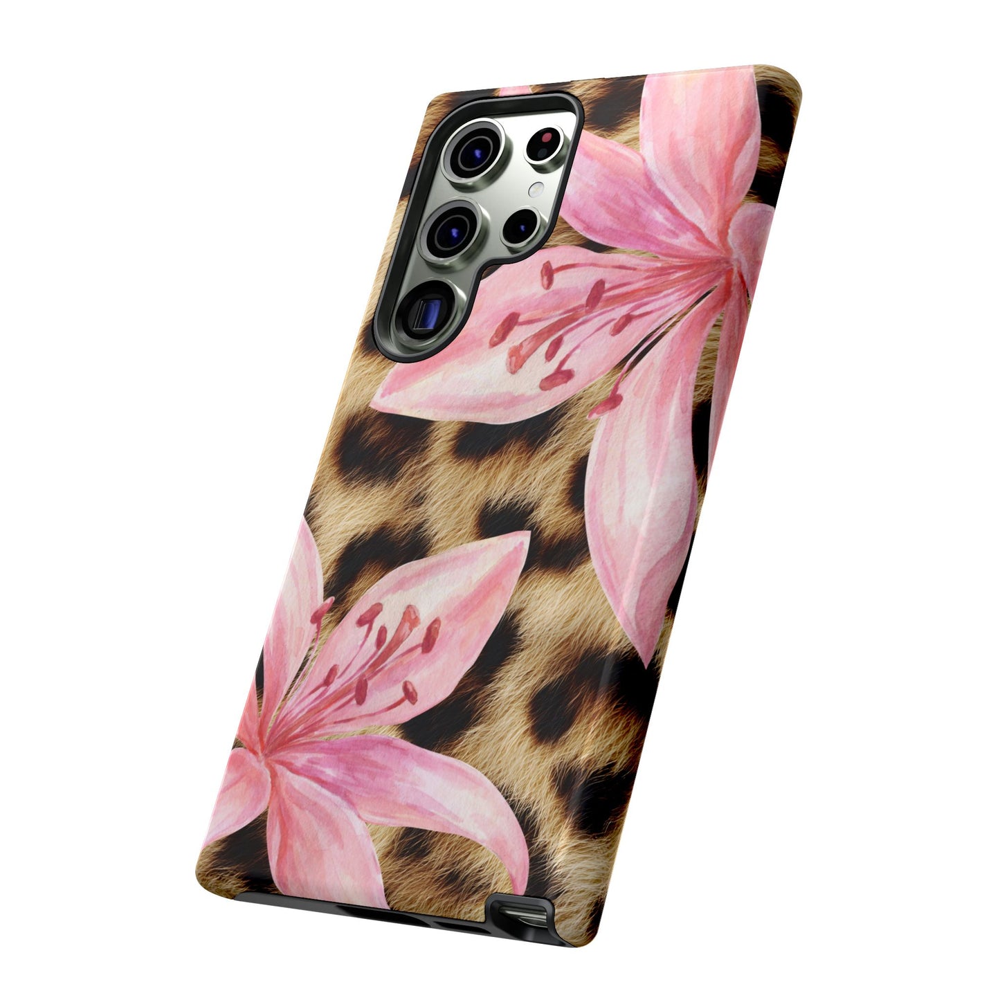 Flower Leopard Print Tough Case