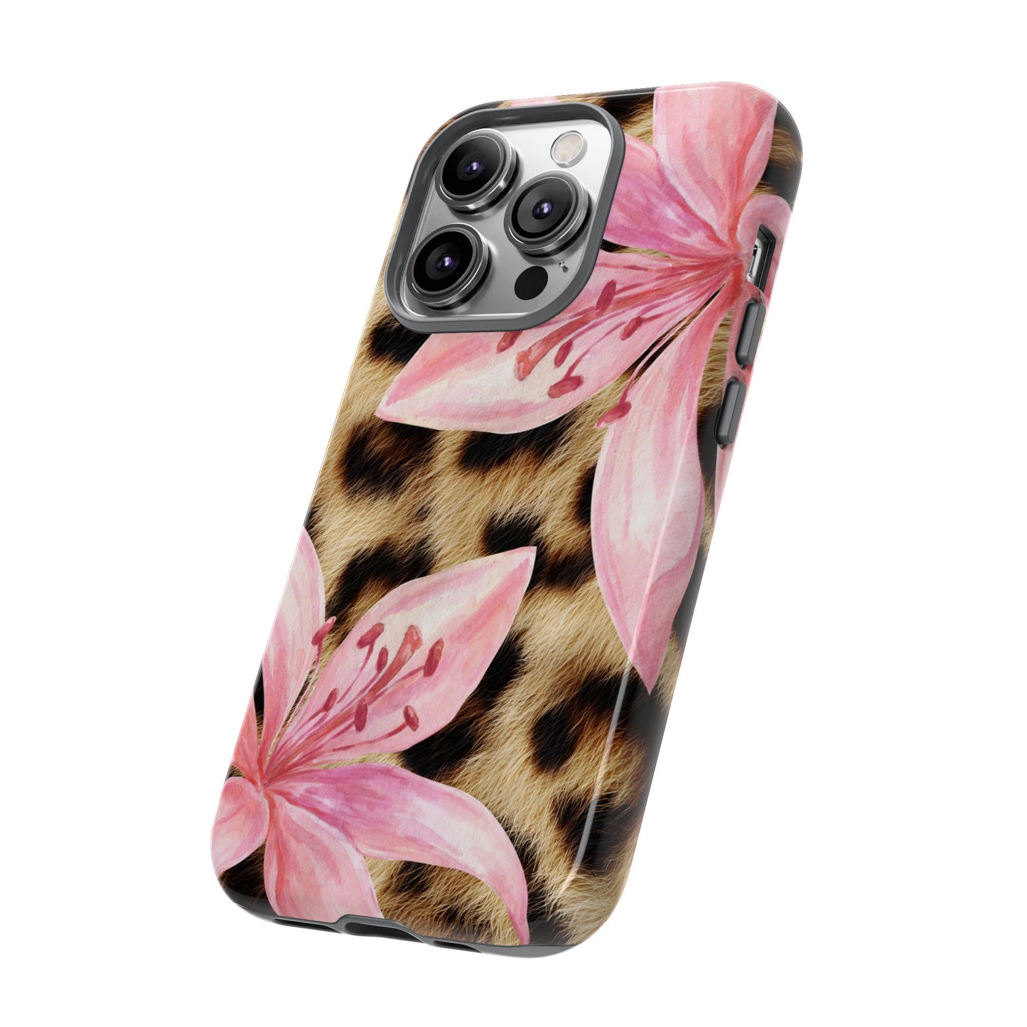 Flower Leopard Print Tough Case