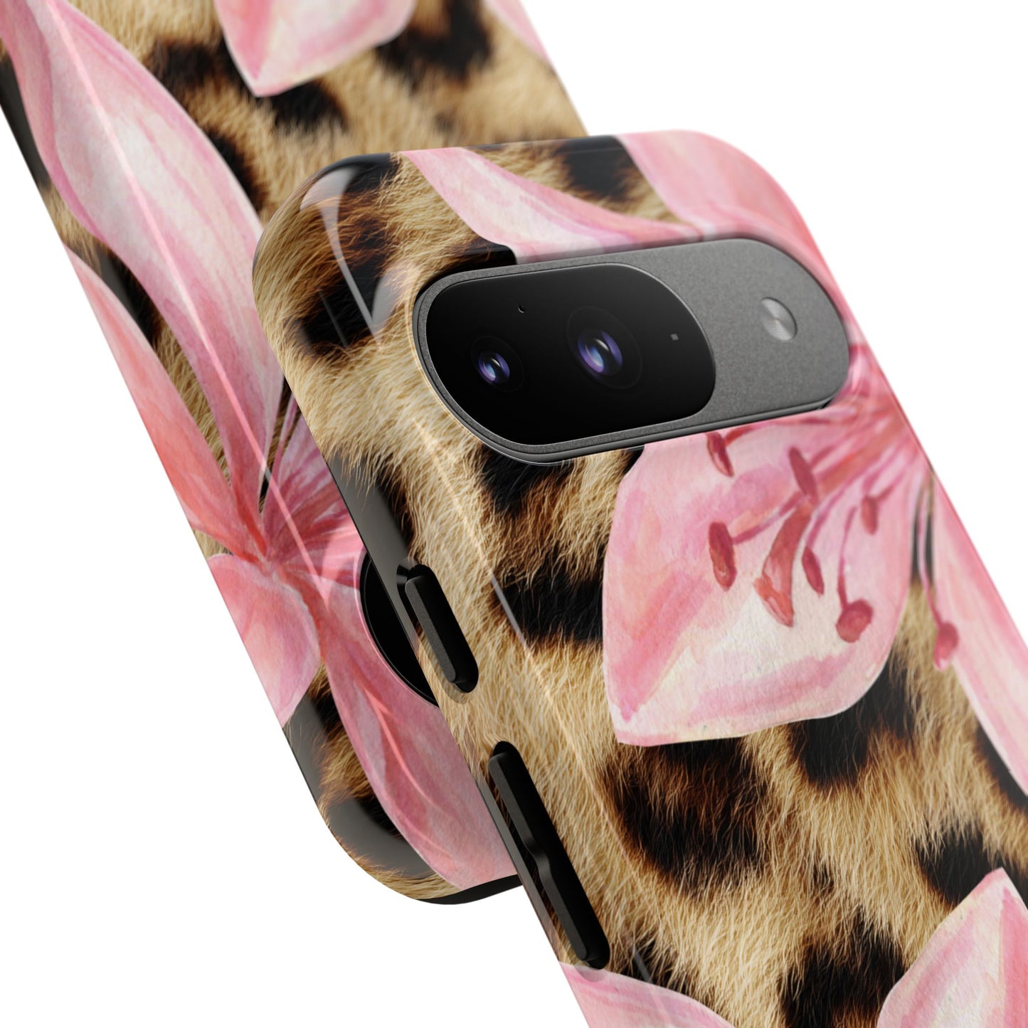 Flower Leopard Print Tough Case