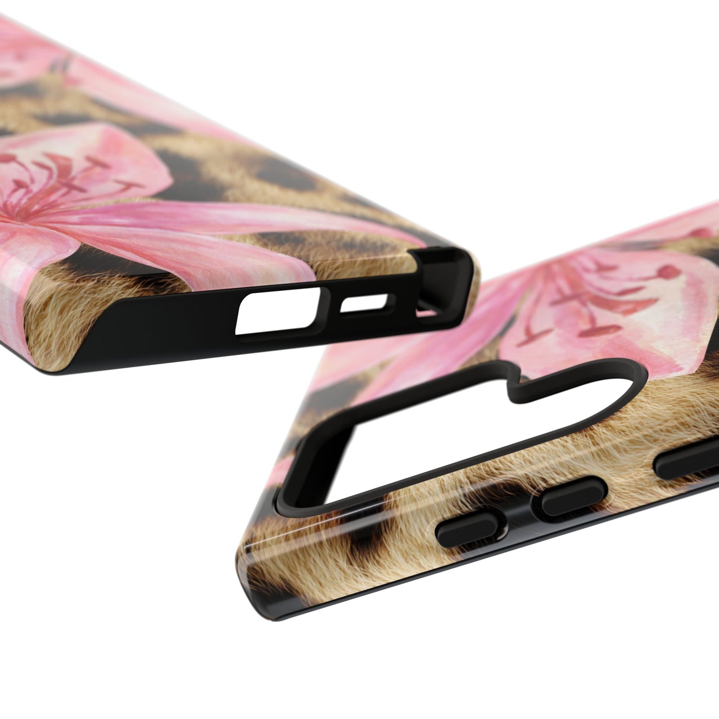 Flower Leopard Print Tough Case