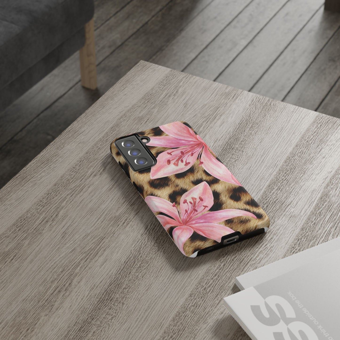 Flower Leopard Print Tough Case
