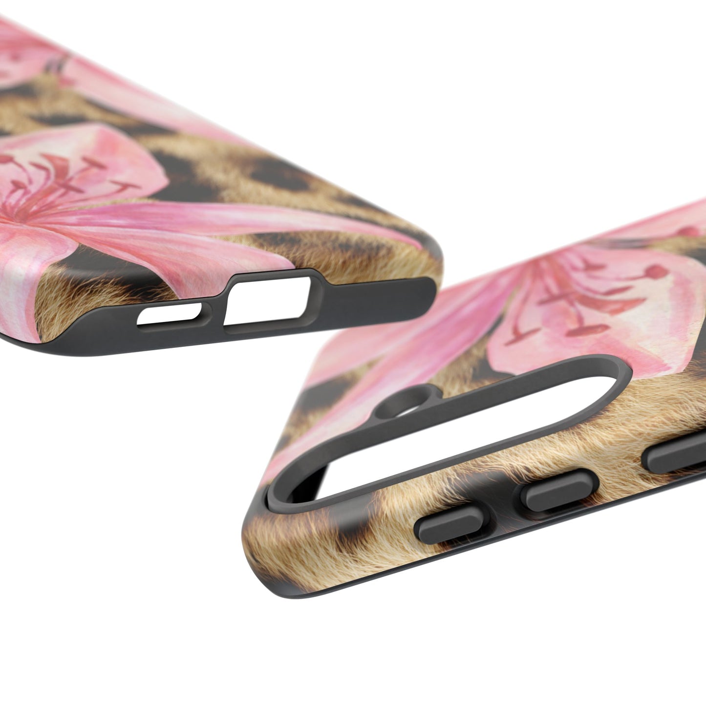 Flower Leopard Print Tough Case