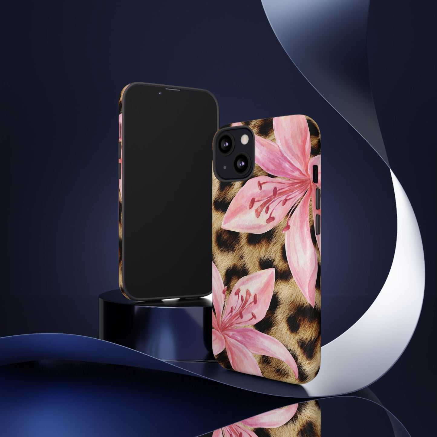 Flower Leopard Print Tough Case