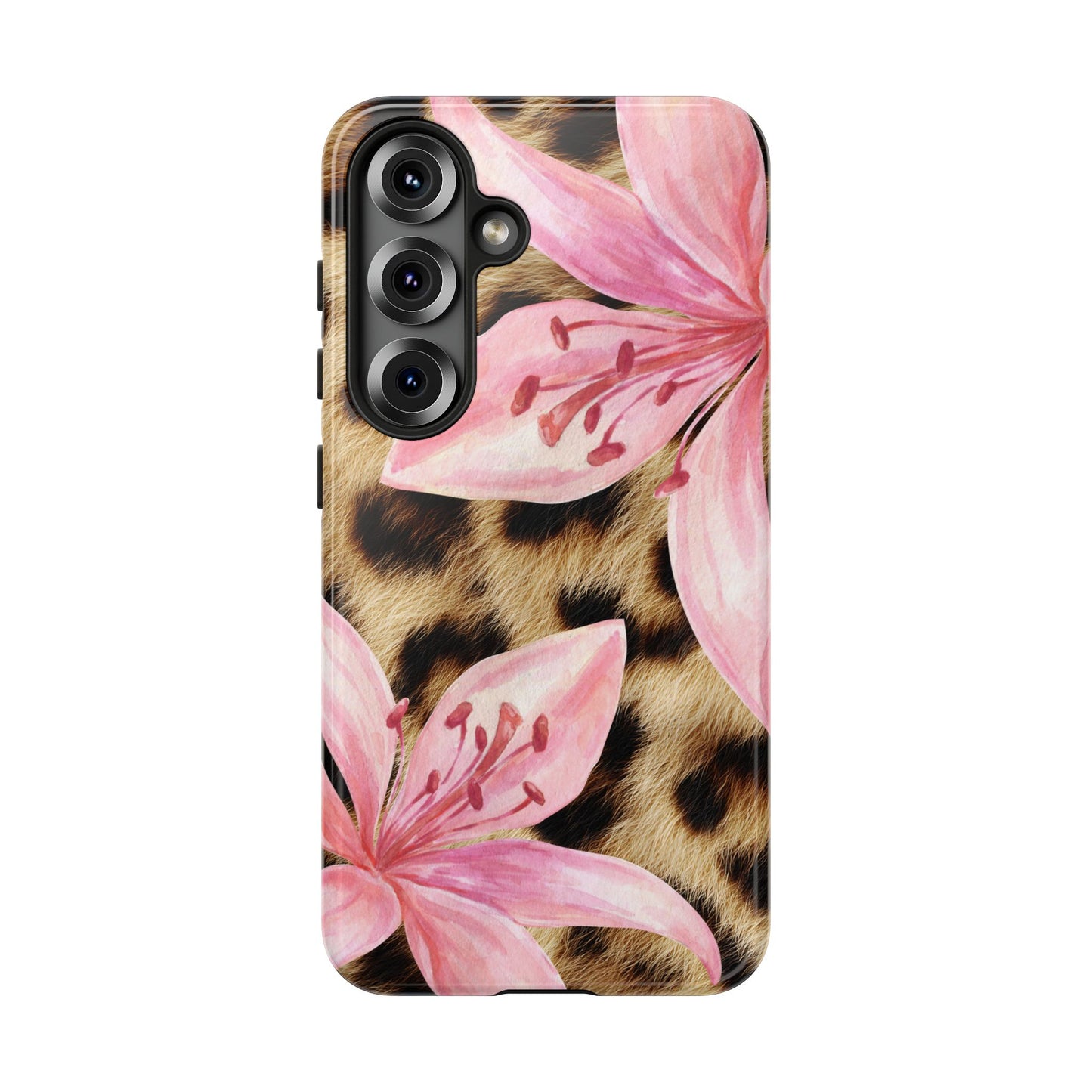 Flower Leopard Print Tough Case