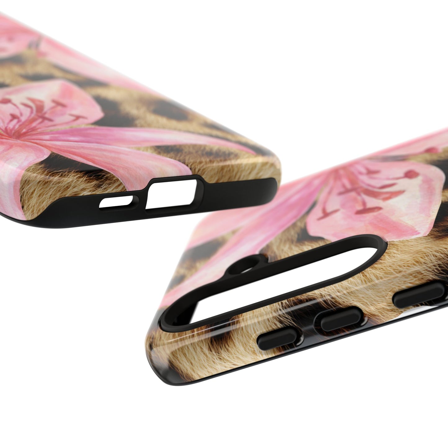 Flower Leopard Print Tough Case