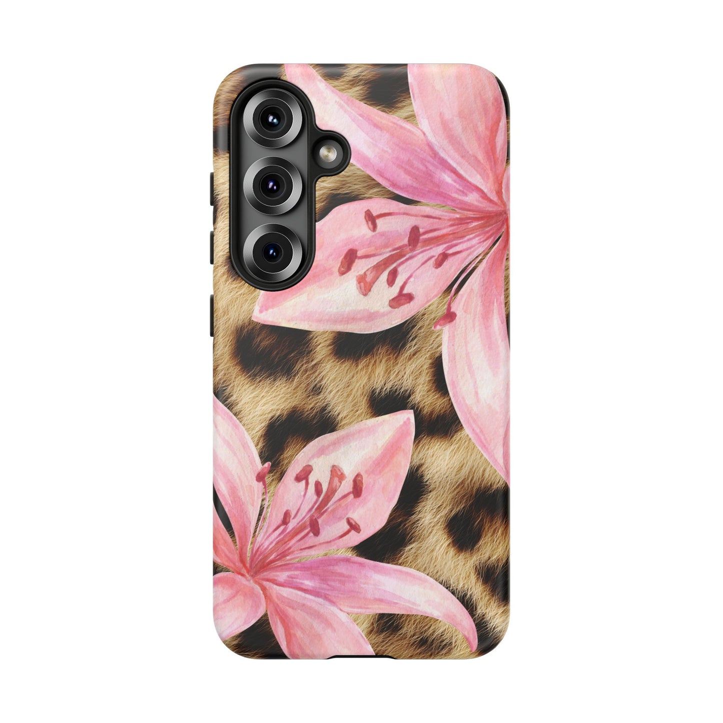 Flower Leopard Print Tough Case