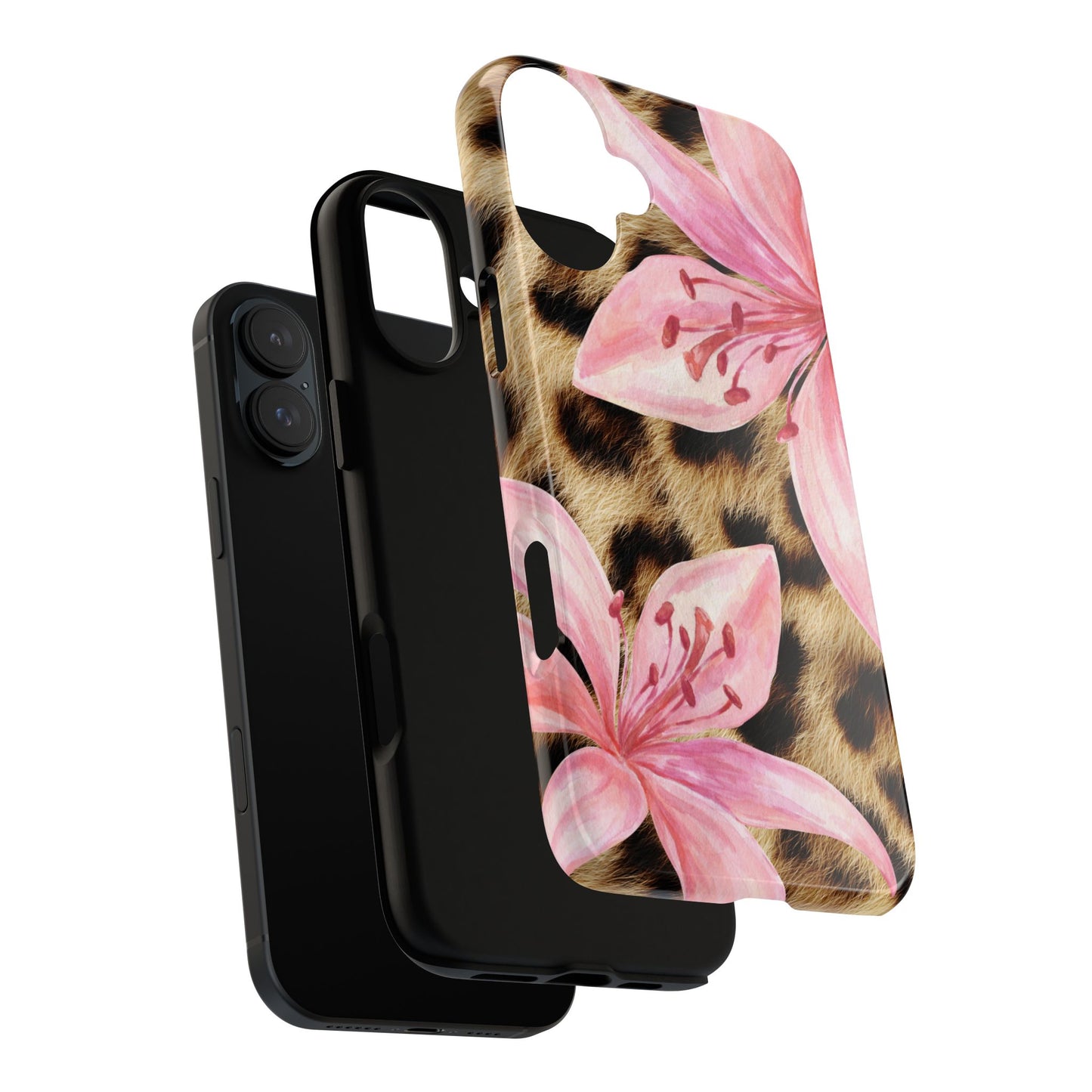 Flower Leopard Print Tough Case