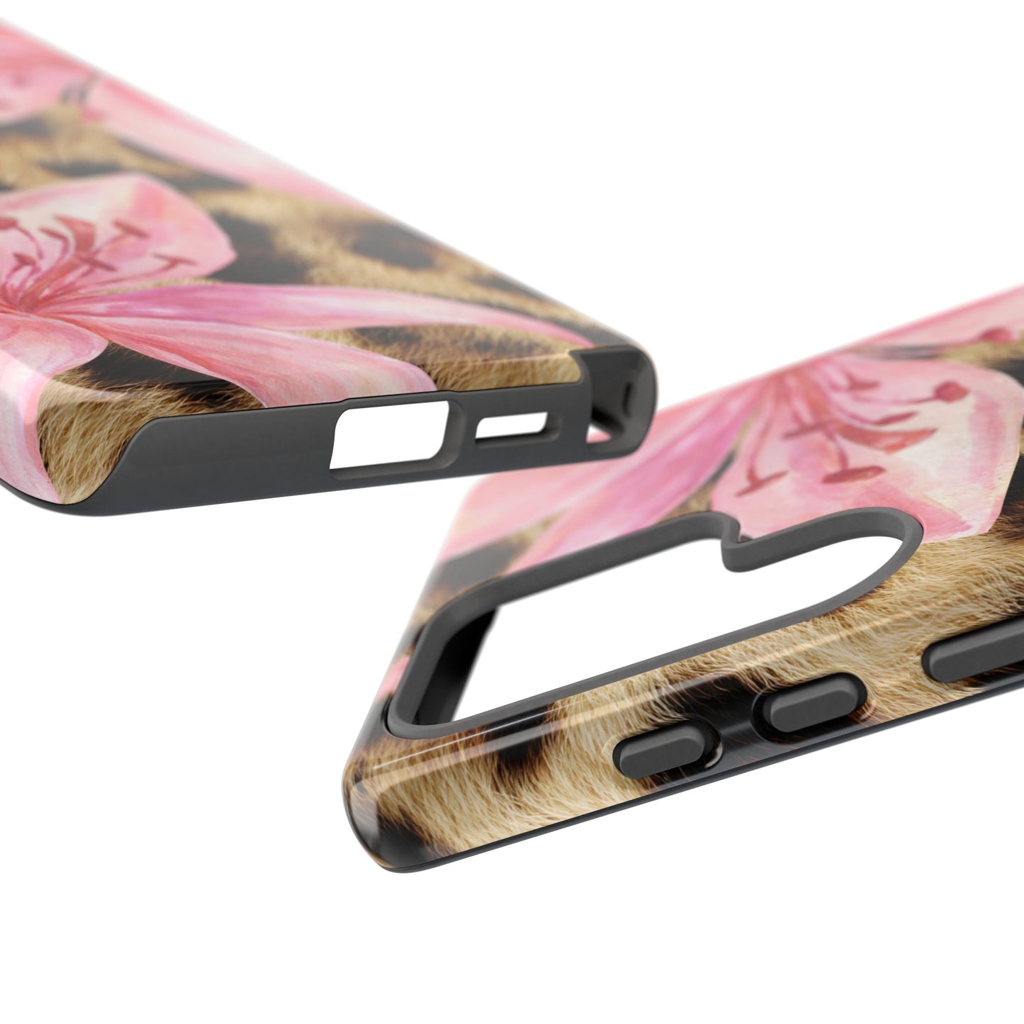 Flower Leopard Print Tough Case