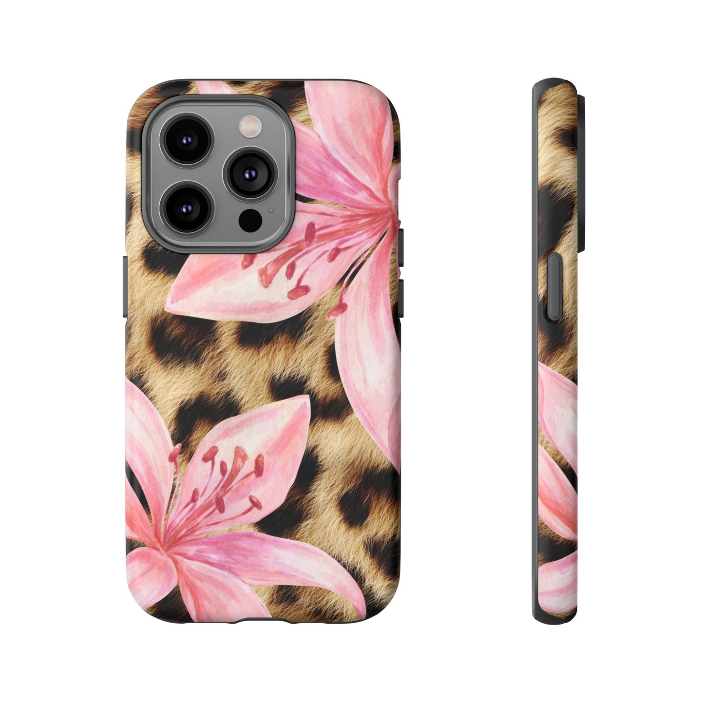 Flower Leopard Print Tough Case