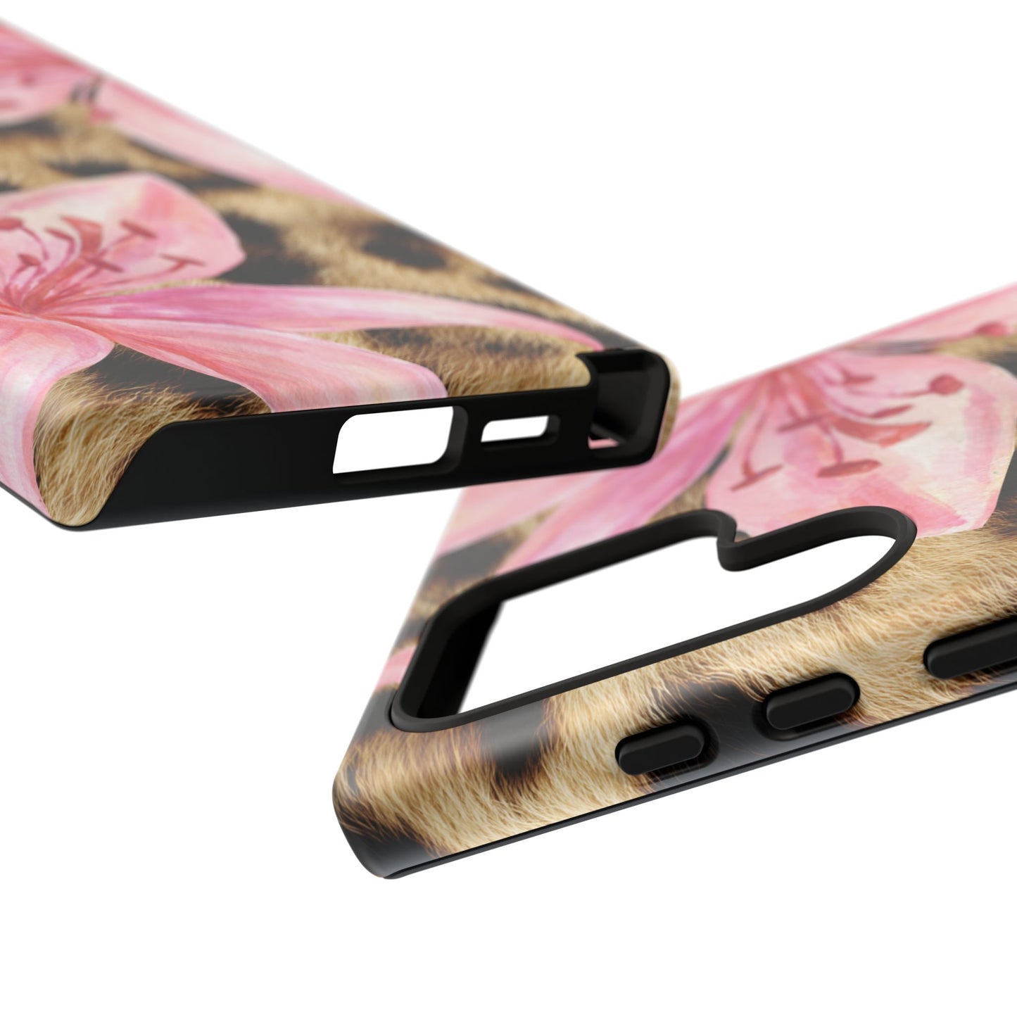 Flower Leopard Print Tough Case