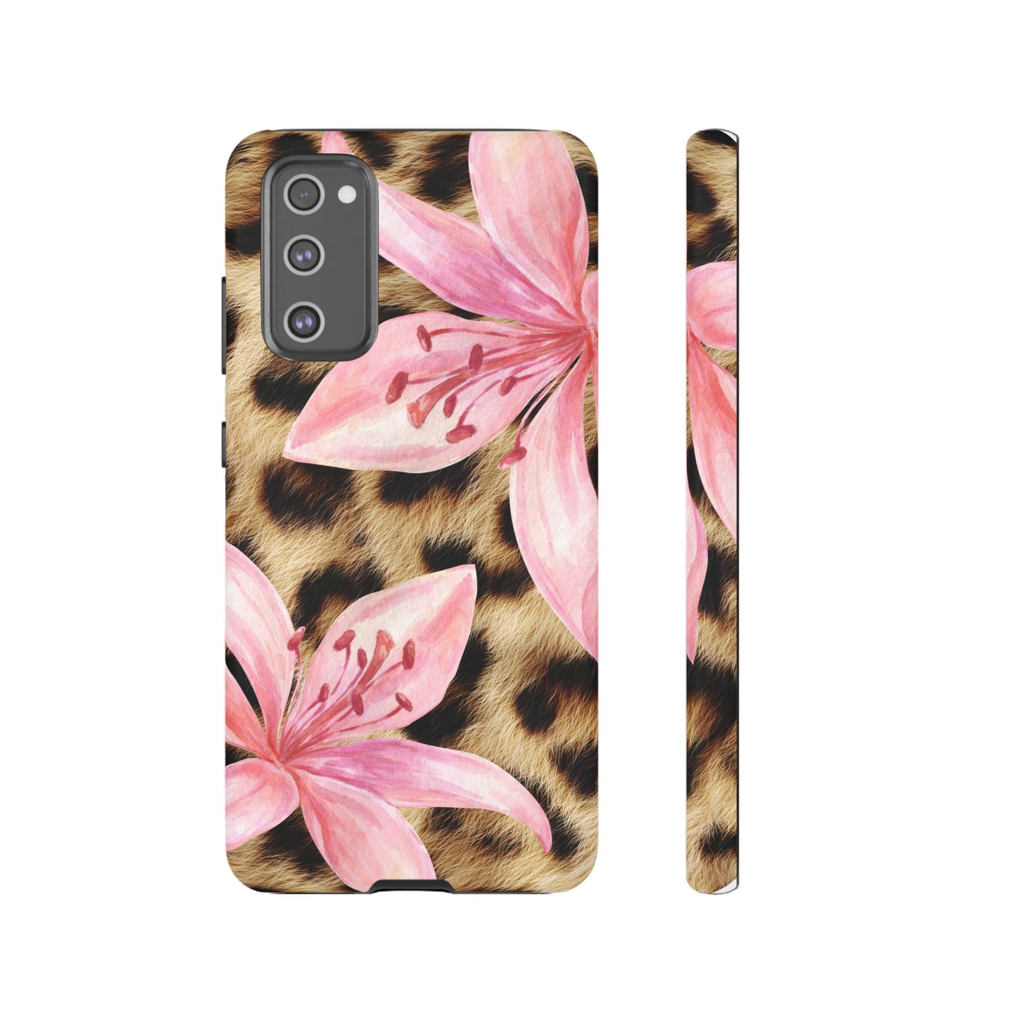Flower Leopard Print Tough Case