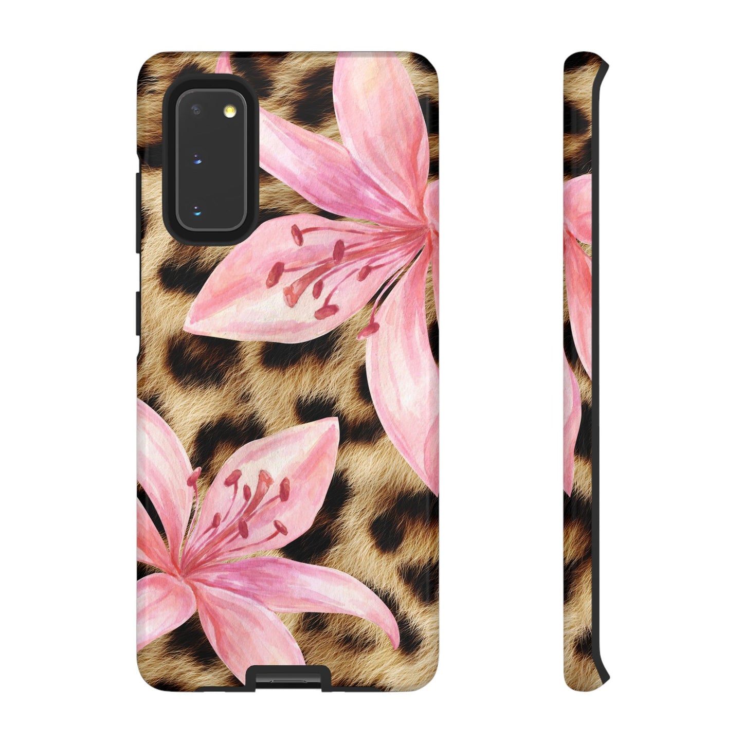 Flower Leopard Print Tough Case