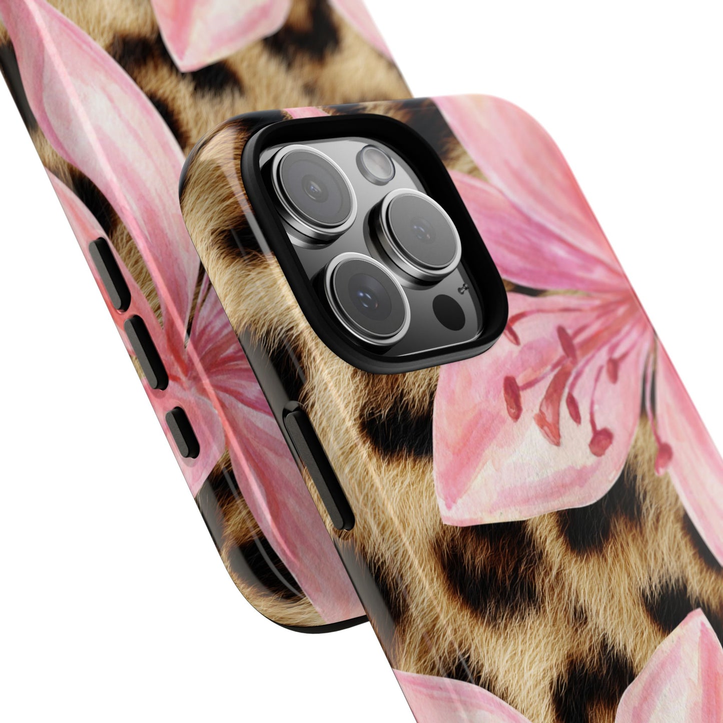 Flower Leopard Print Tough Case