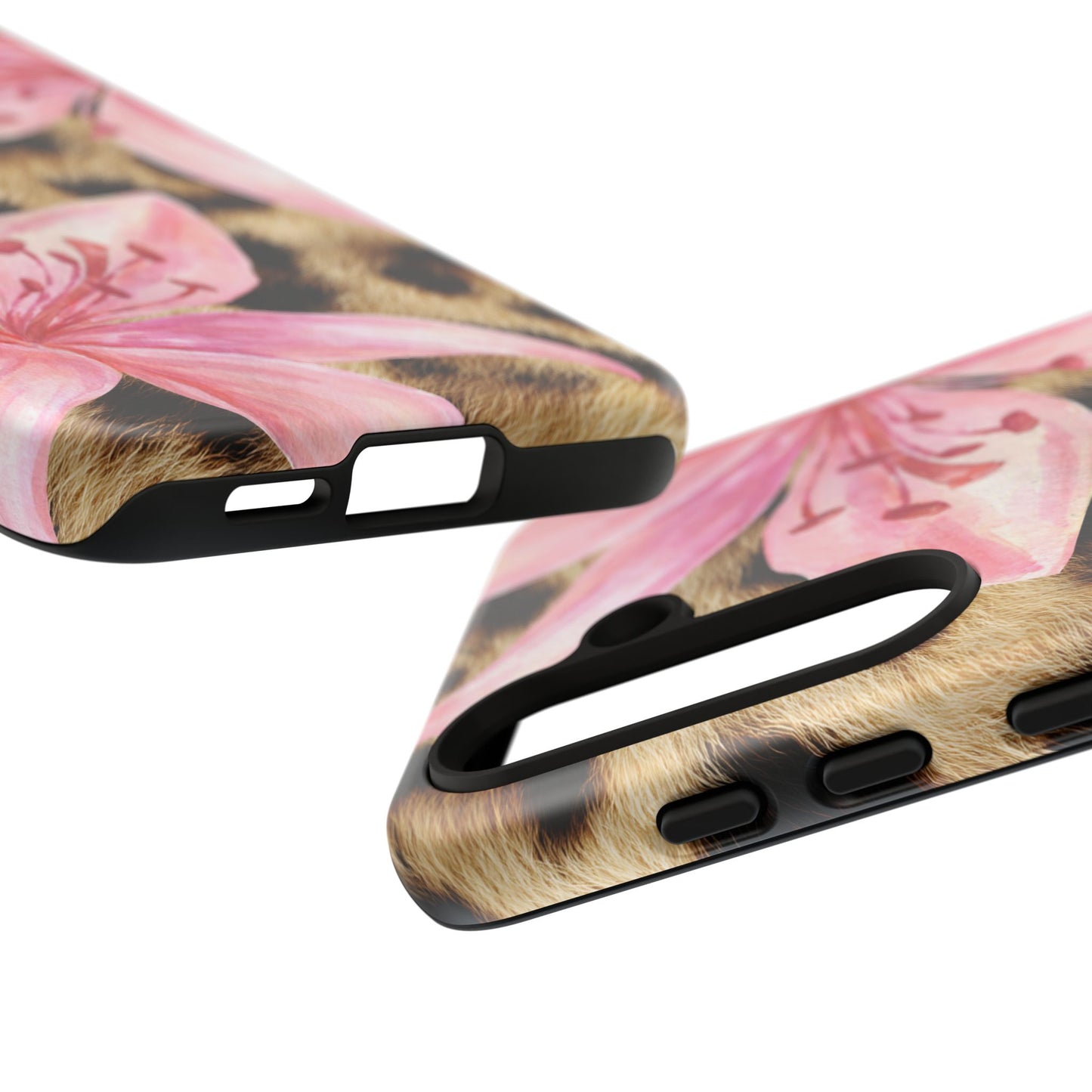 Flower Leopard Print Tough Case