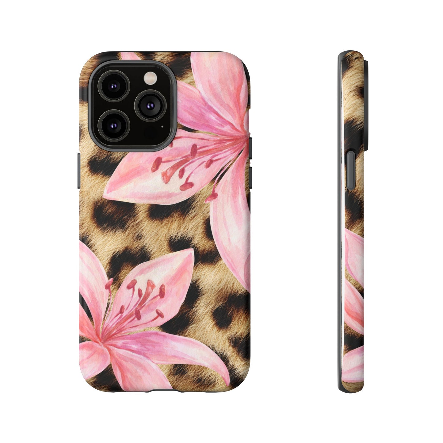 Flower Leopard Print Tough Case
