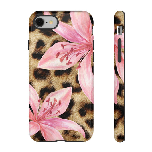 Flower Leopard Print Tough Case