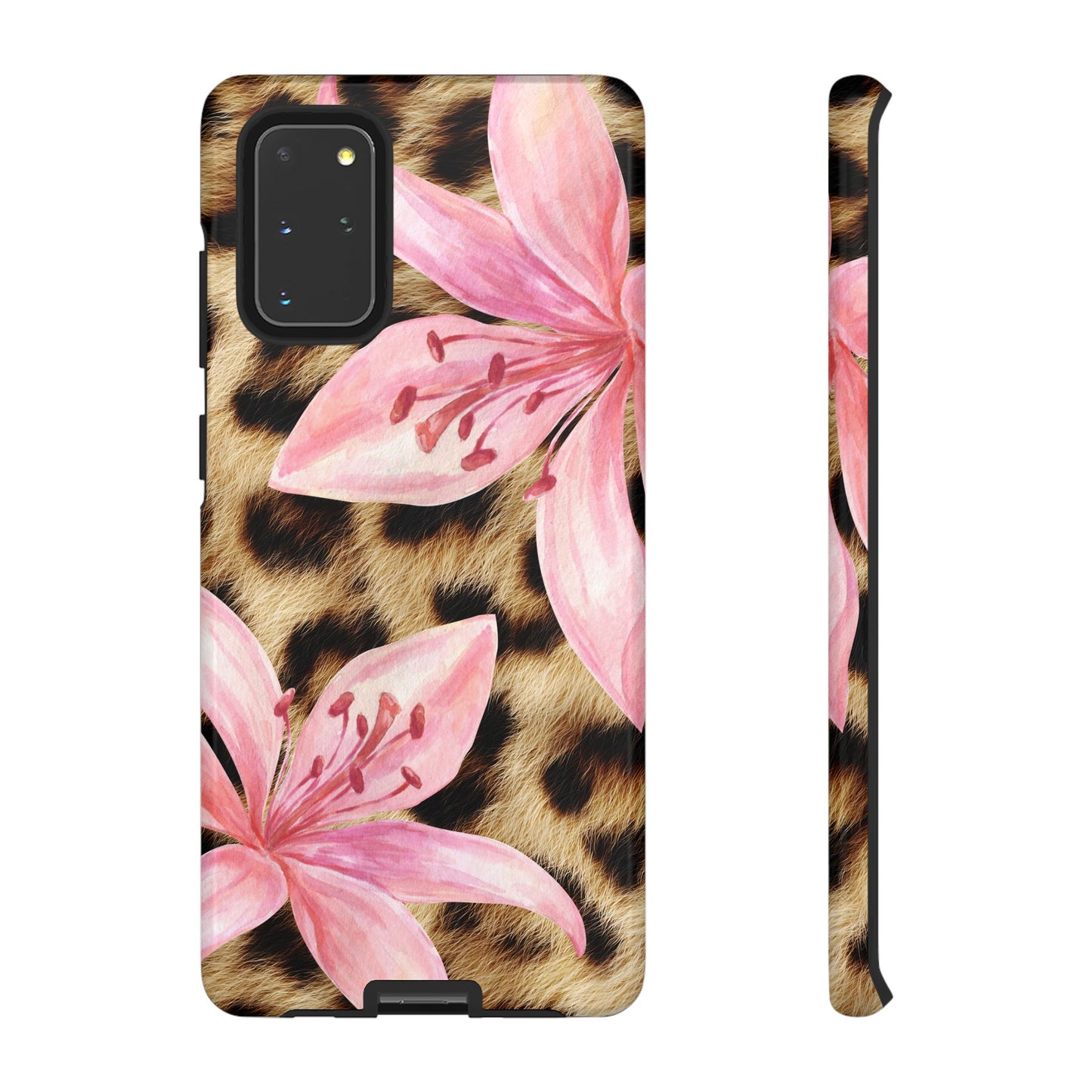 Flower Leopard Print Tough Case