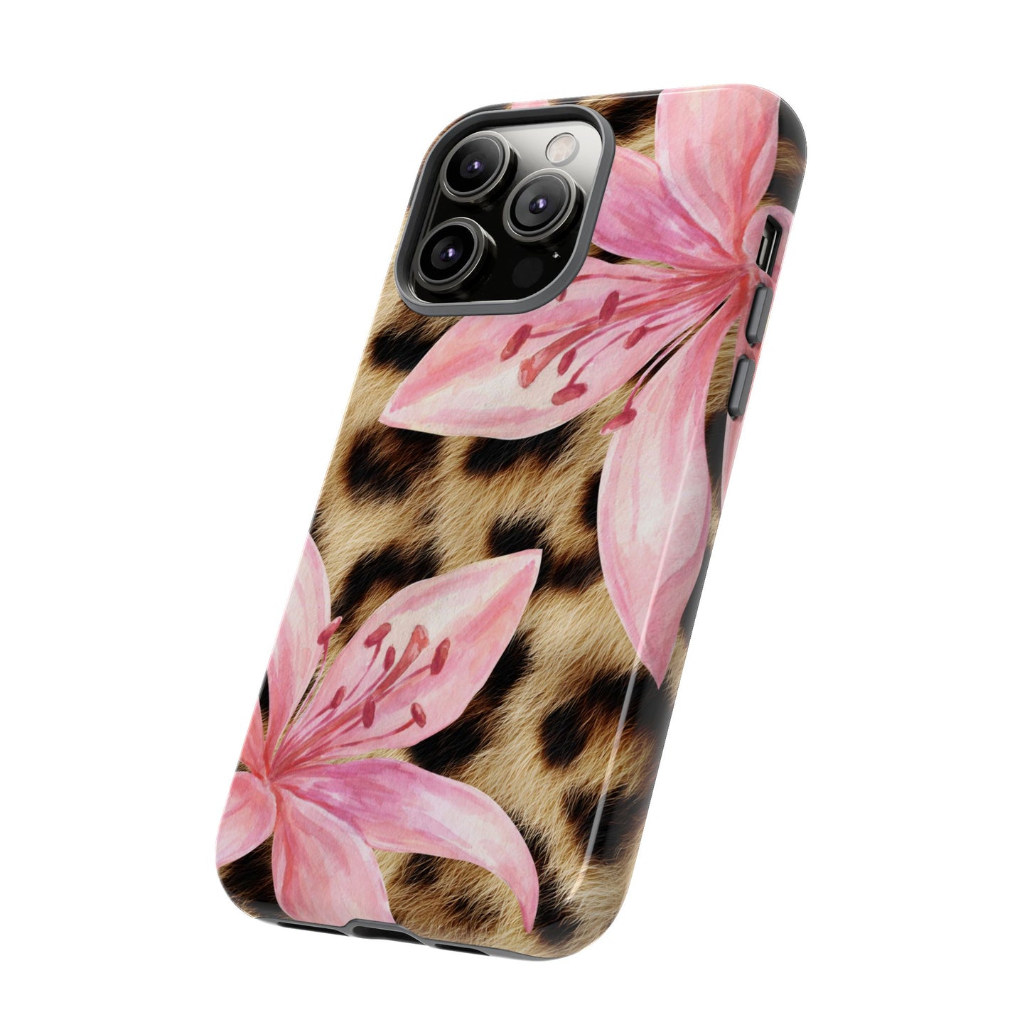 Flower Leopard Print Tough Case