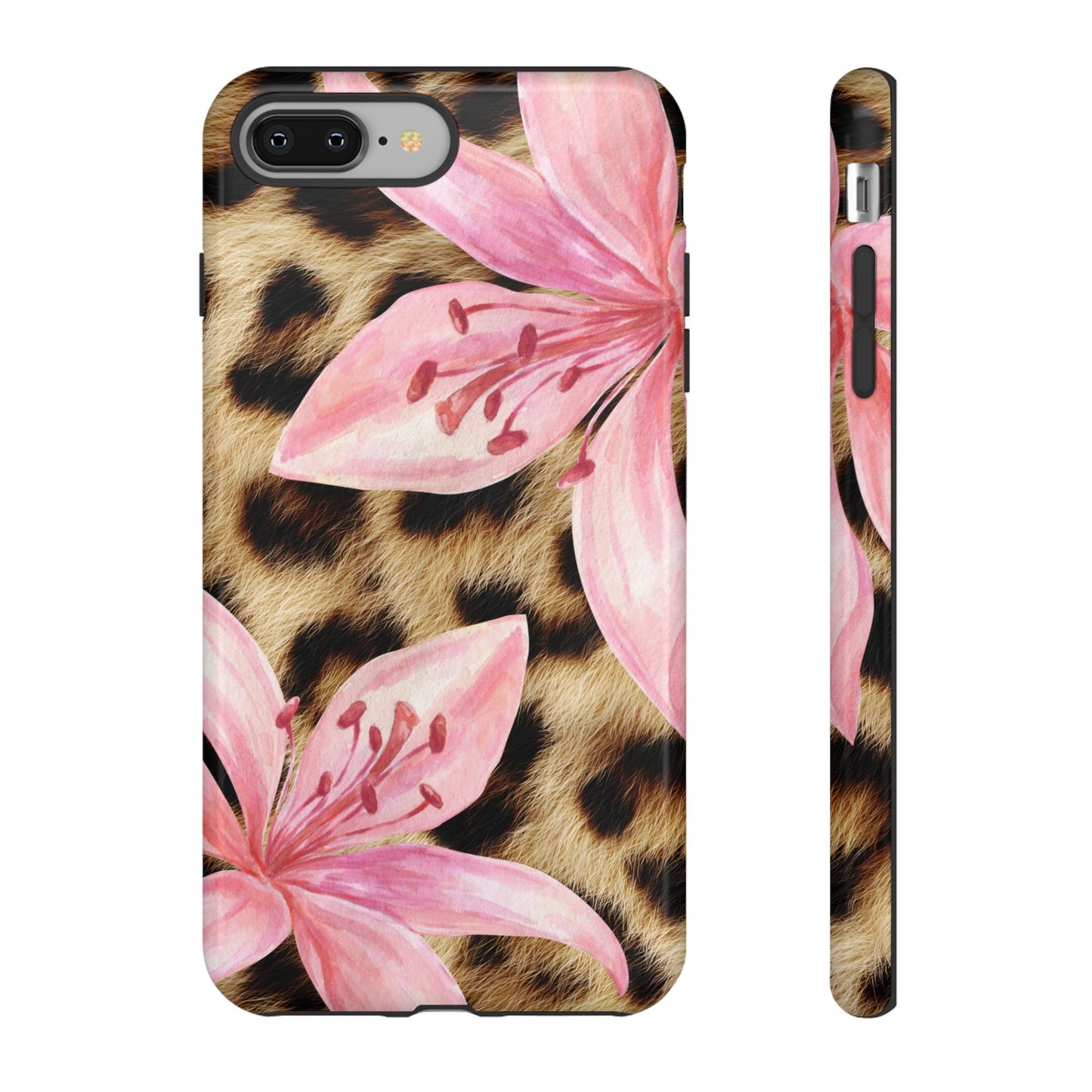 Flower Leopard Print Tough Case