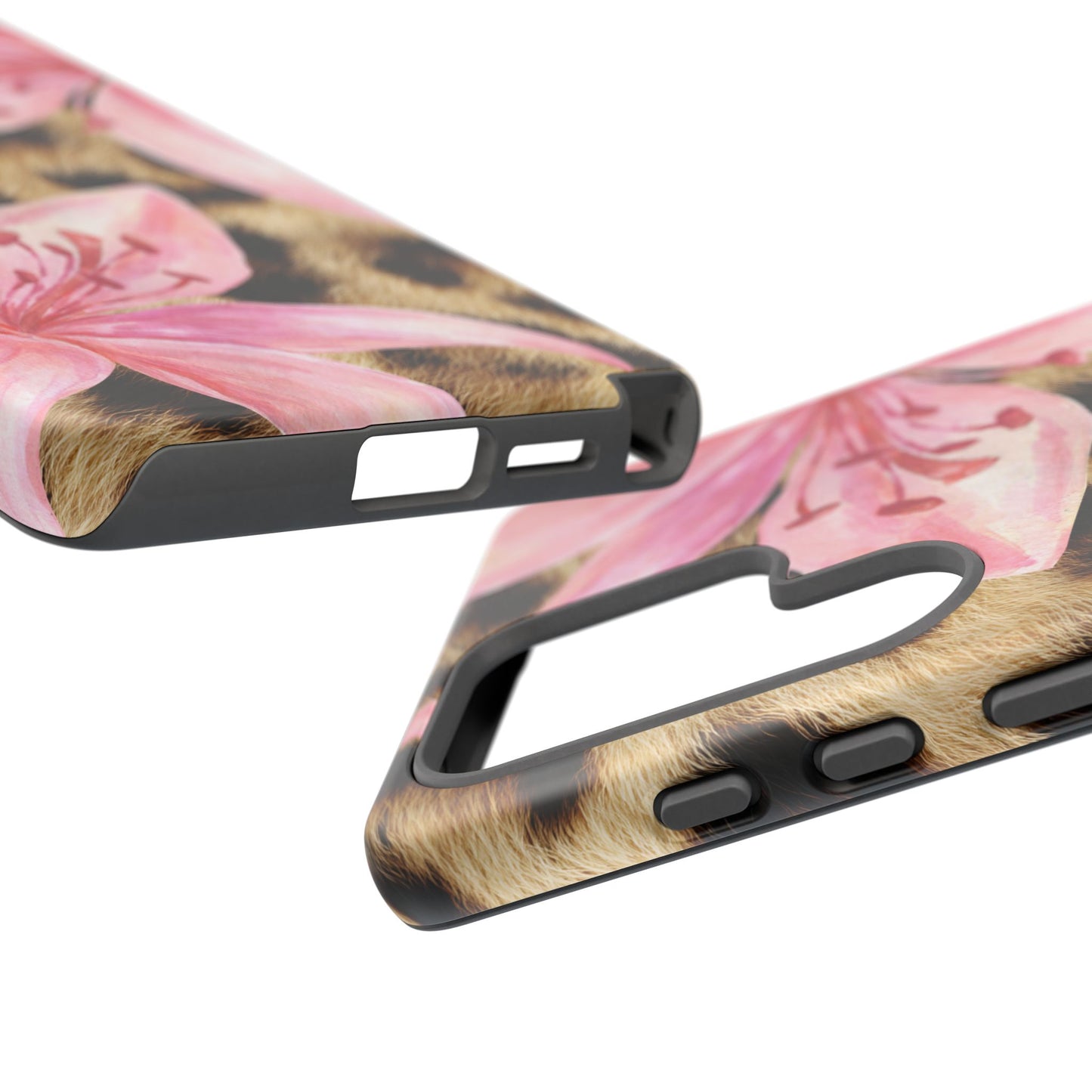 Flower Leopard Print Tough Case
