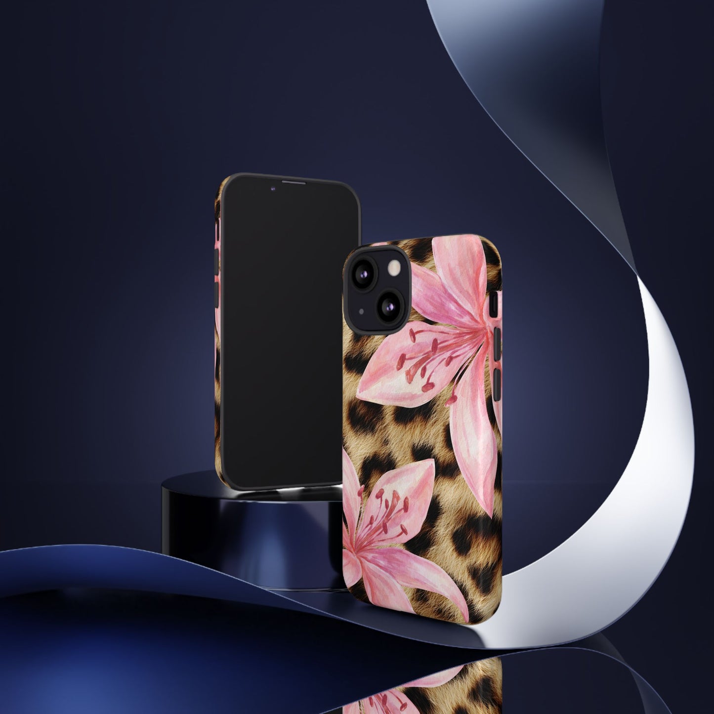 Flower Leopard Print Tough Case