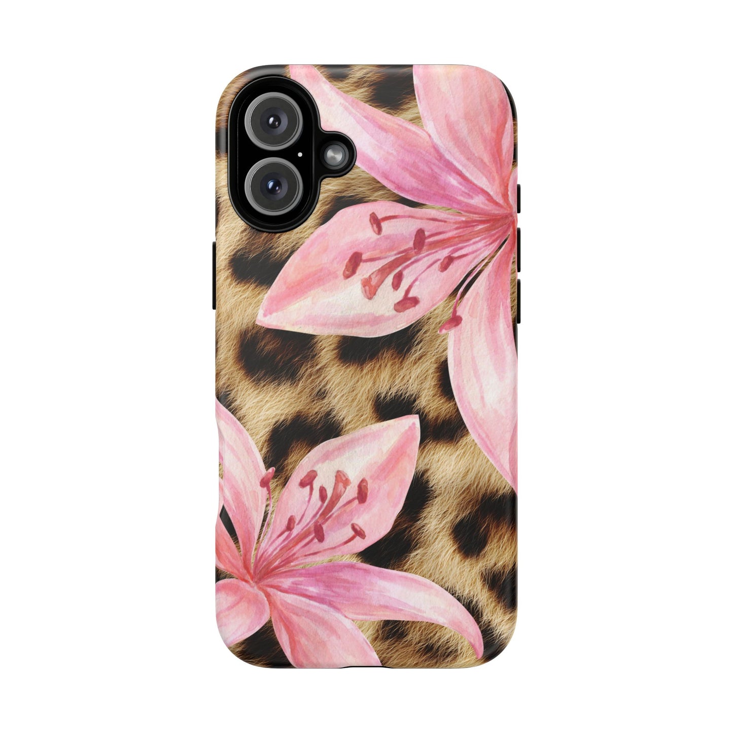 Flower Leopard Print Tough Case