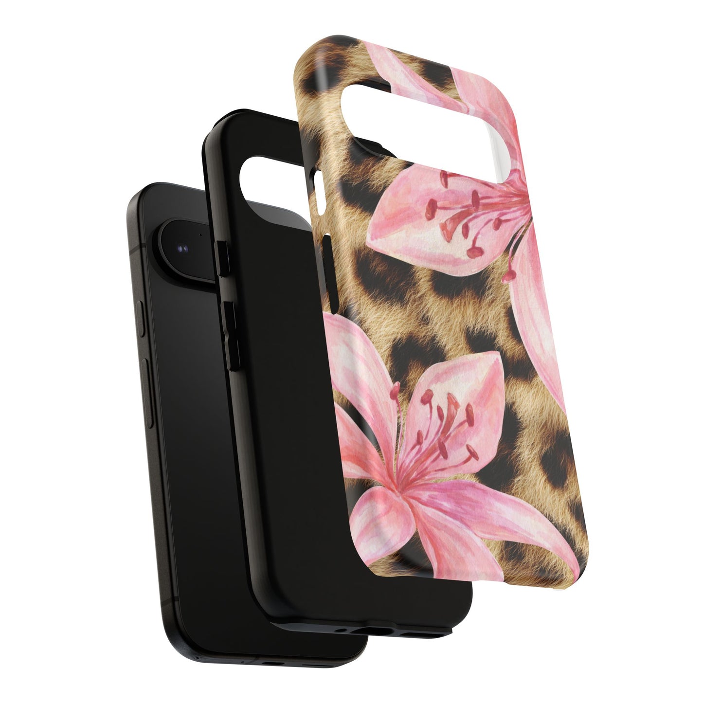 Flower Leopard Print Tough Case