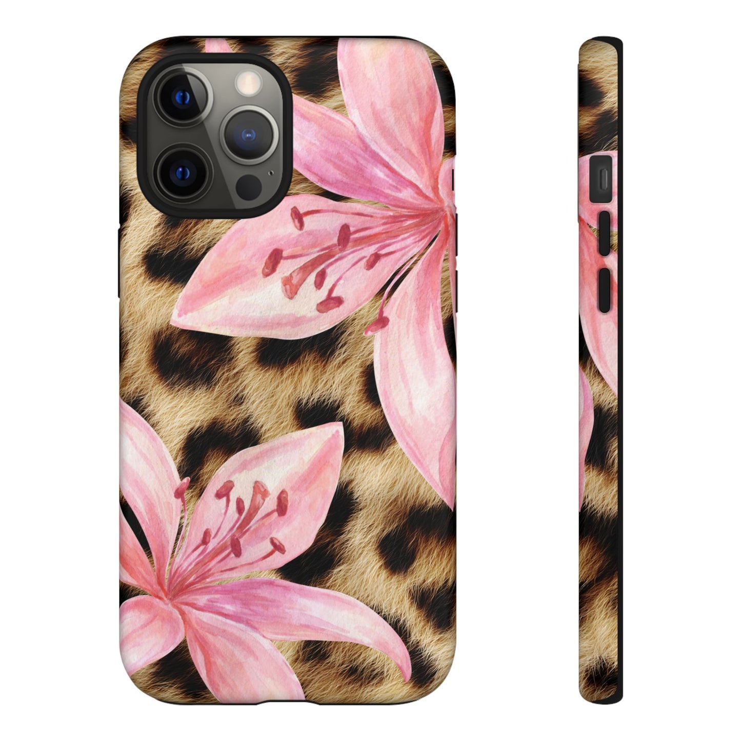 Flower Leopard Print Tough Case