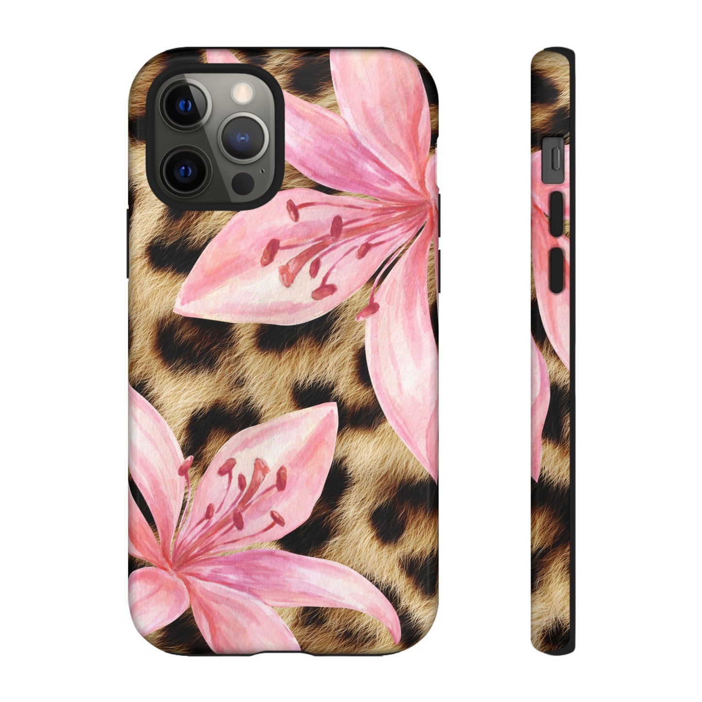 Flower Leopard Print Tough Case