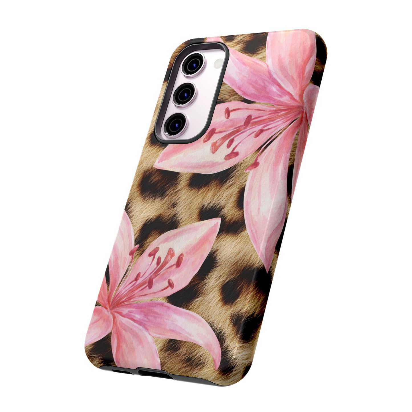 Flower Leopard Print Tough Case