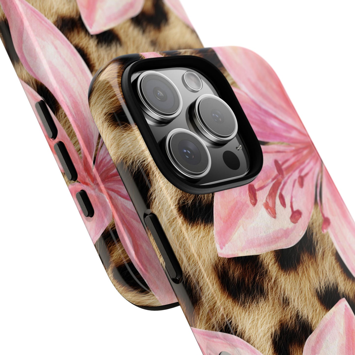 Flower Leopard Print Tough Case