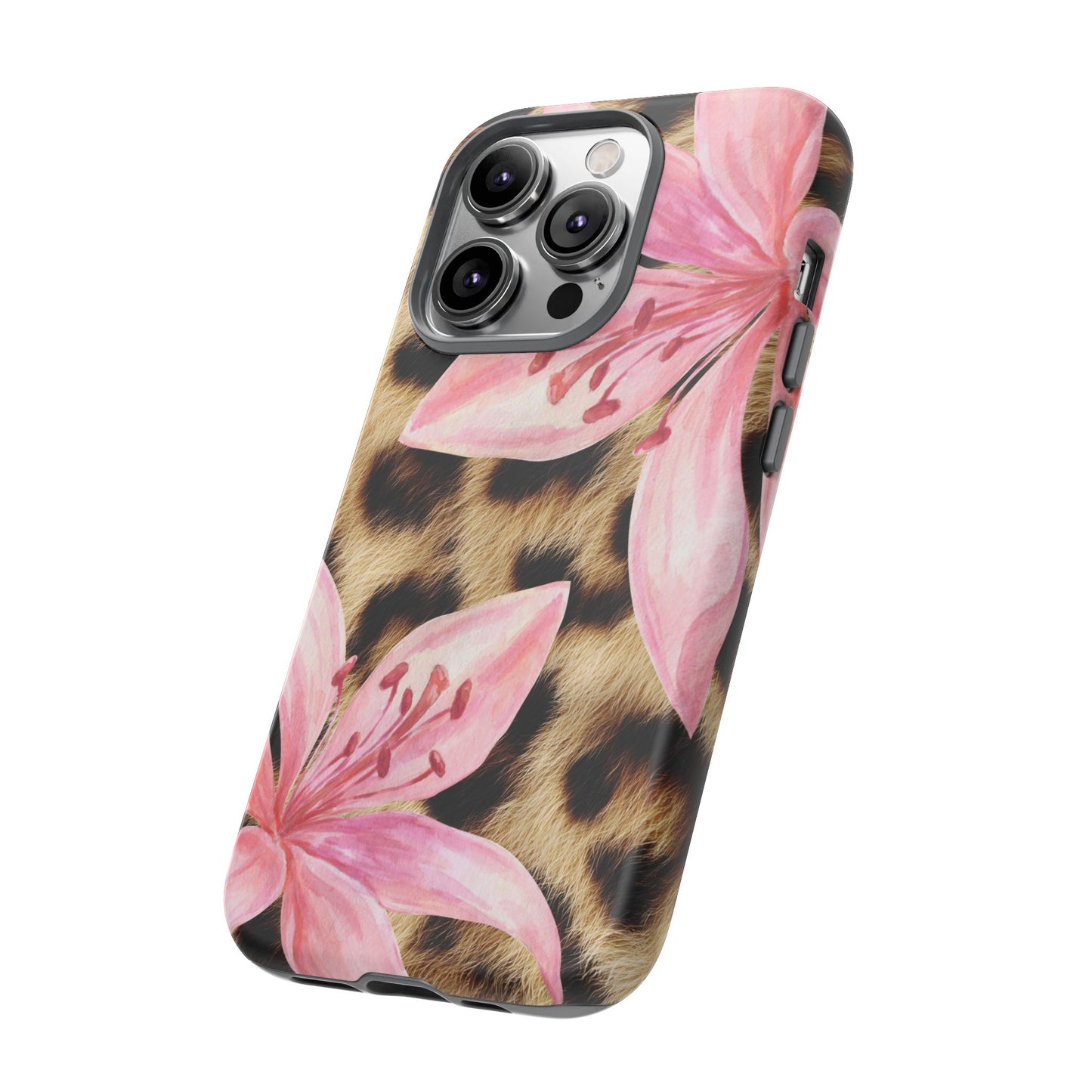 Flower Leopard Print Tough Case