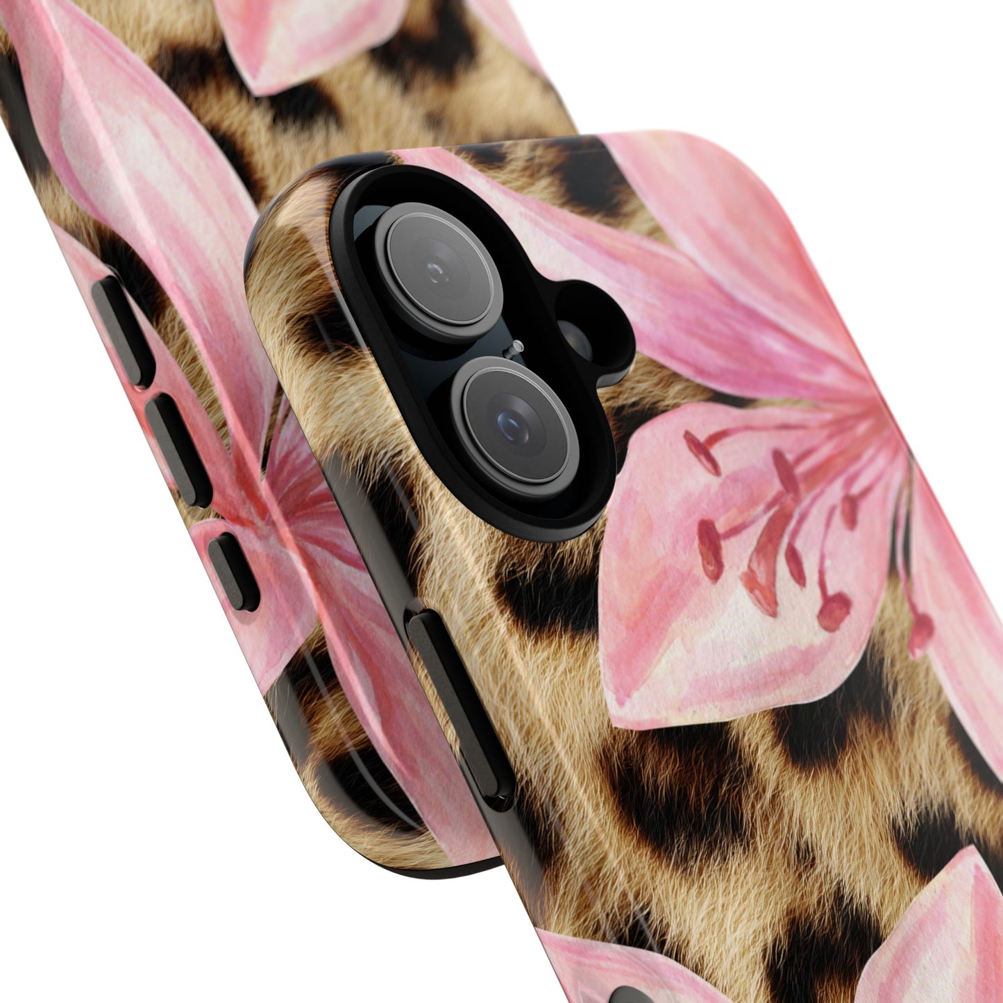 Flower Leopard Print Tough Case