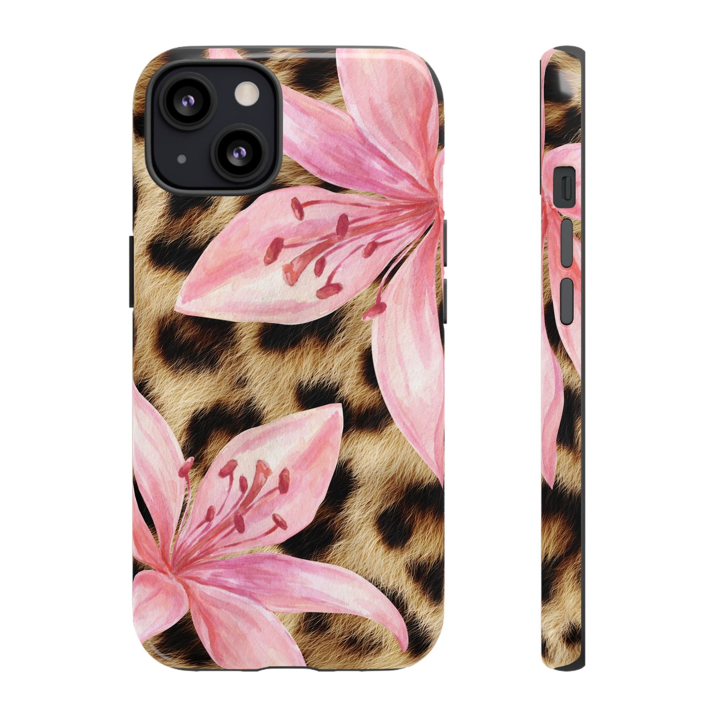Flower Leopard Print Tough Case
