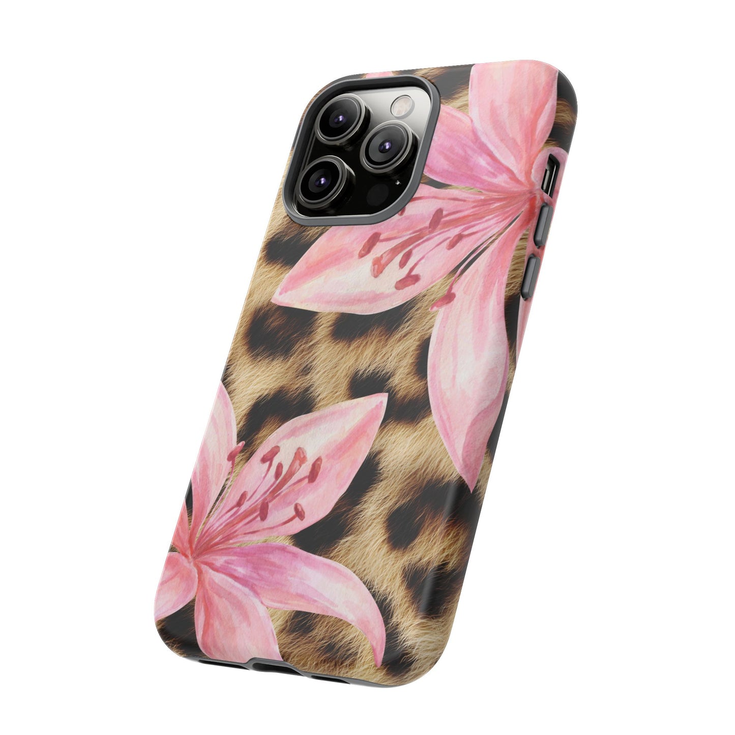 Flower Leopard Print Tough Case