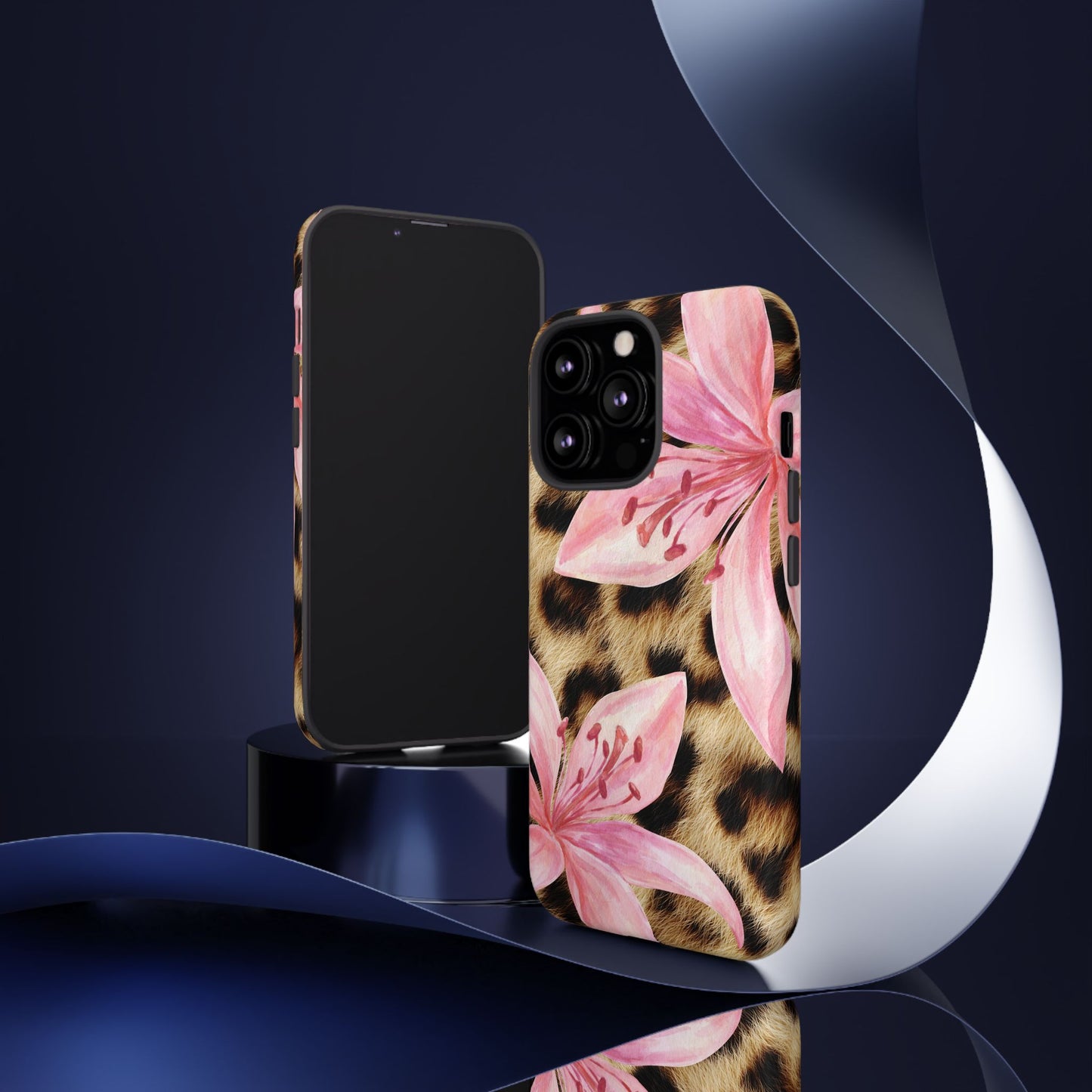 Flower Leopard Print Tough Case
