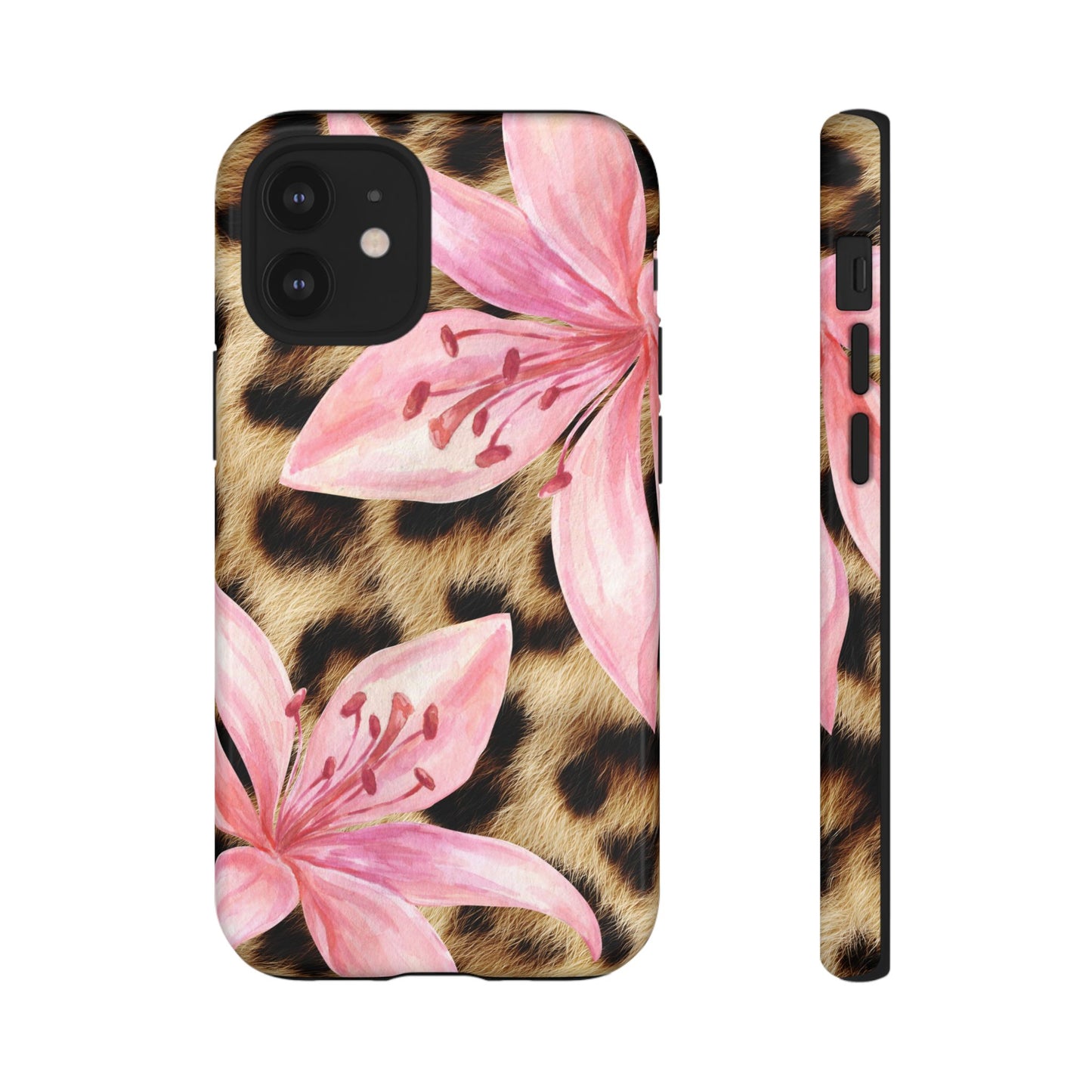 Flower Leopard Print Tough Case