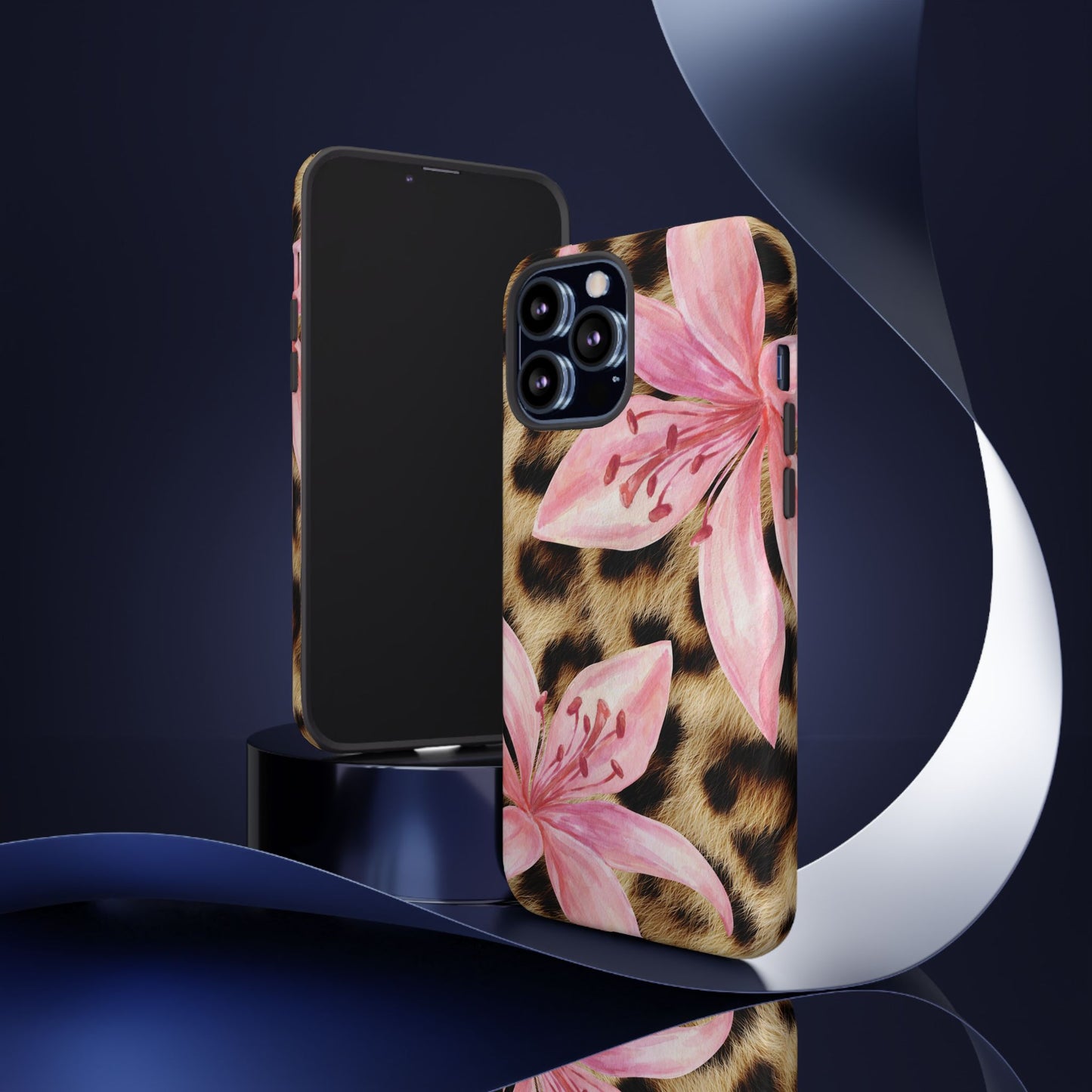 Flower Leopard Print Tough Case