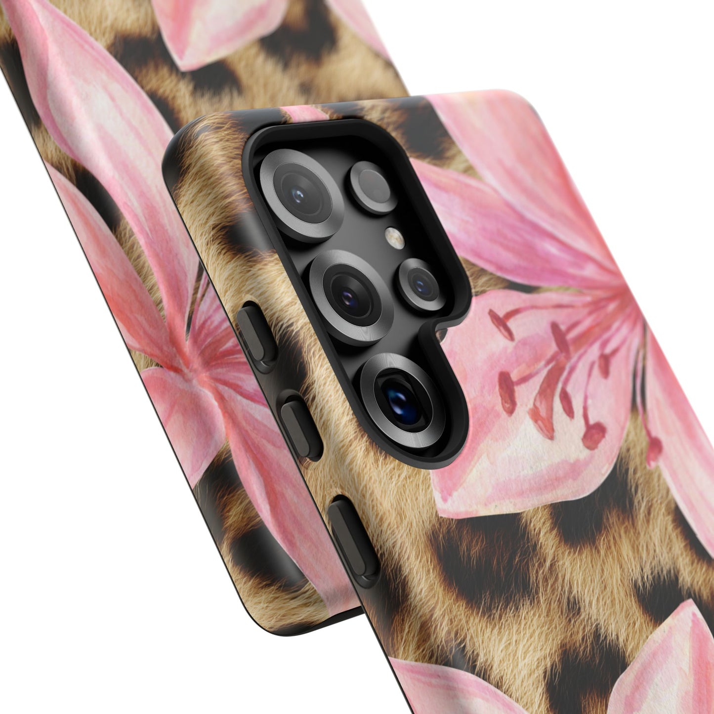 Flower Leopard Print Tough Case
