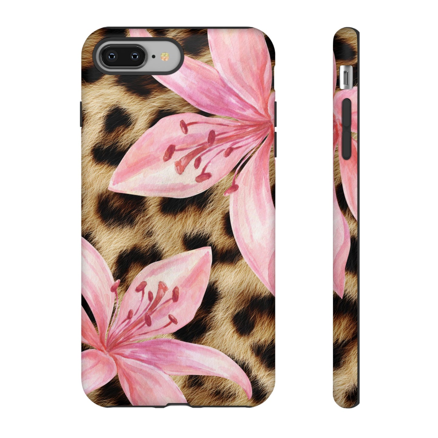Flower Leopard Print Tough Case