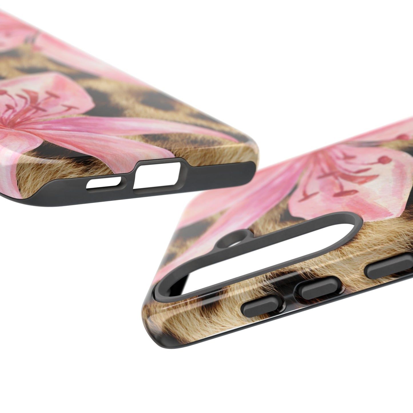 Flower Leopard Print Tough Case