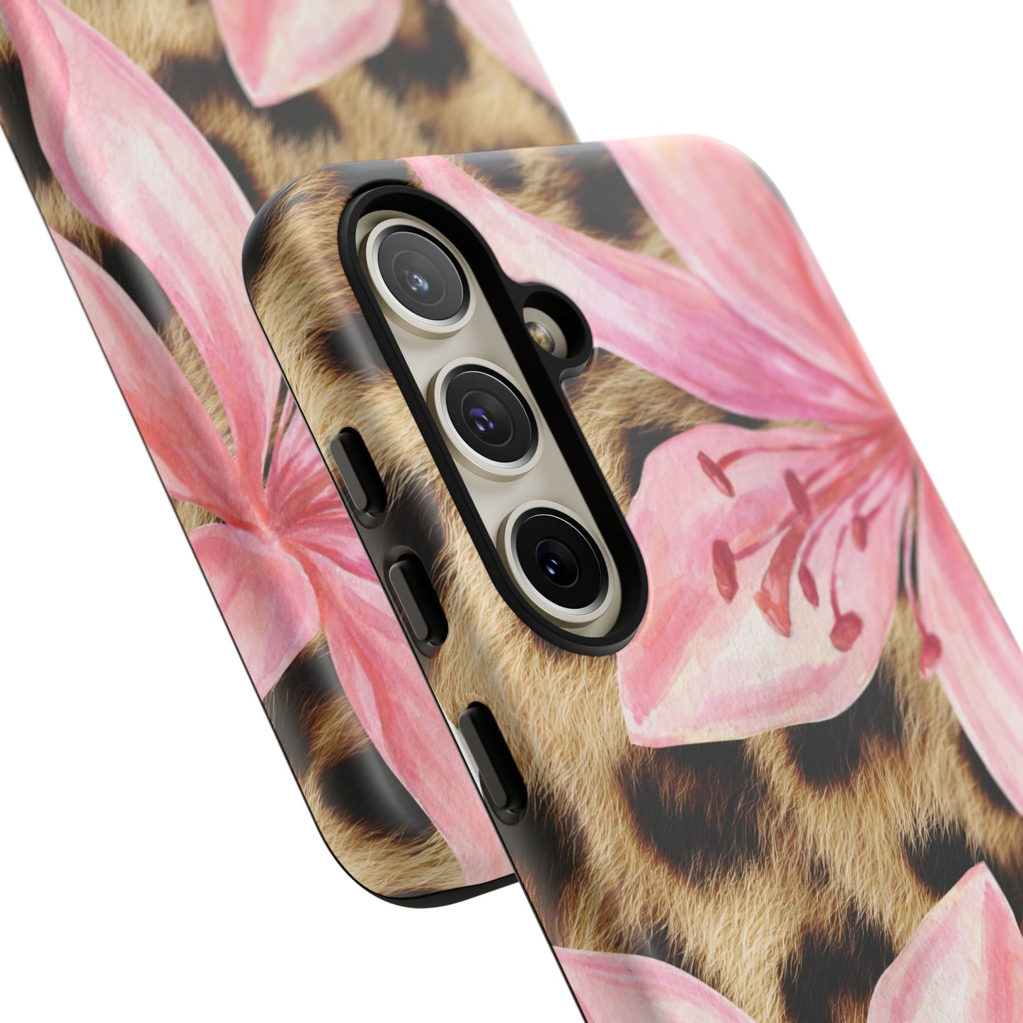 Flower Leopard Print Tough Case